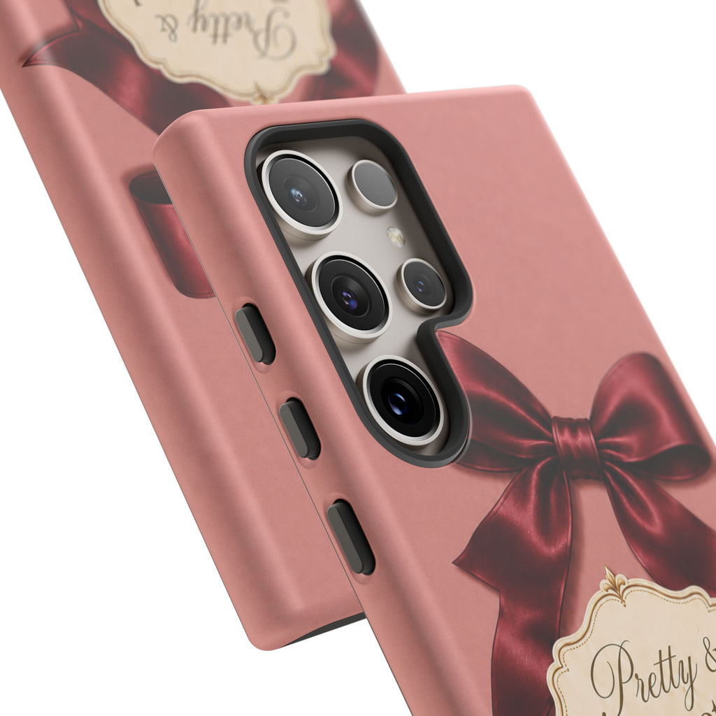 Pretty & Protected Bow Christian Phone Case