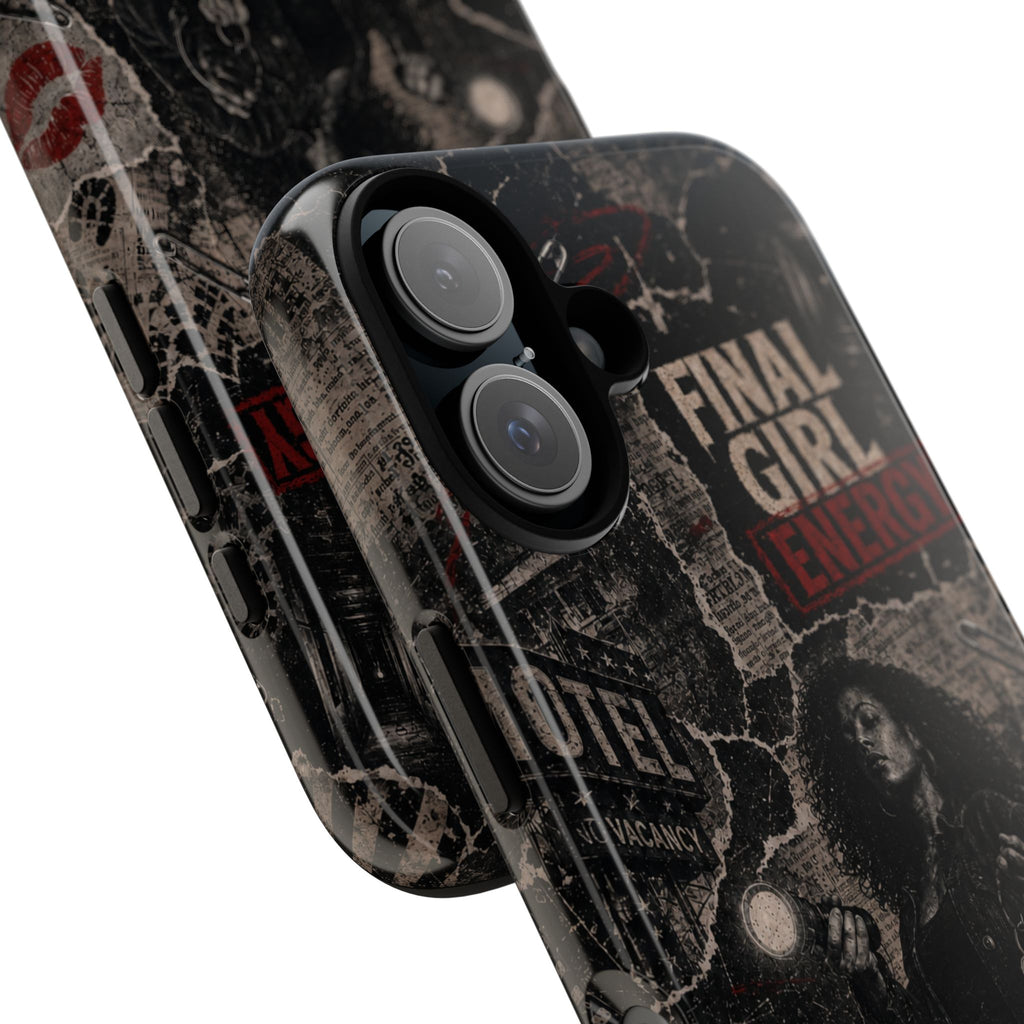 Final Girl Energy Horror Collage Phone Case