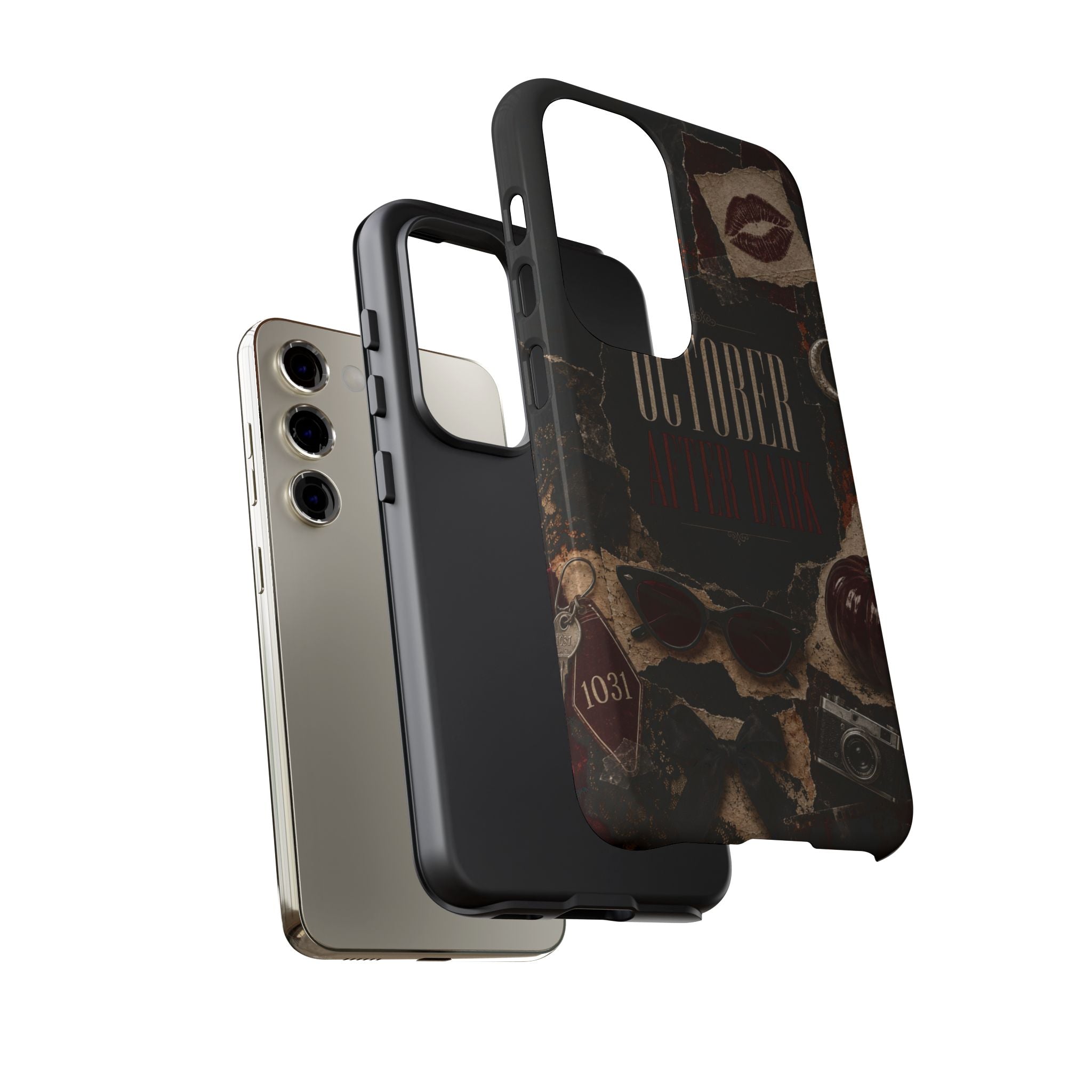October After Dark Gothic Collage Phone Case