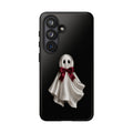 Burgundy Bow Ghost Spooky Phone Case