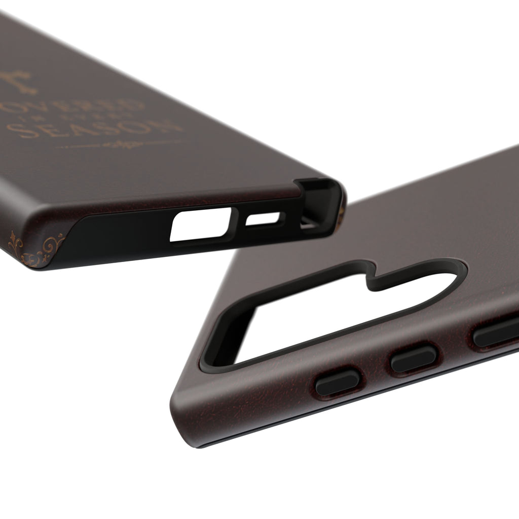 Covered in Every Season Christian Cross Phone Case