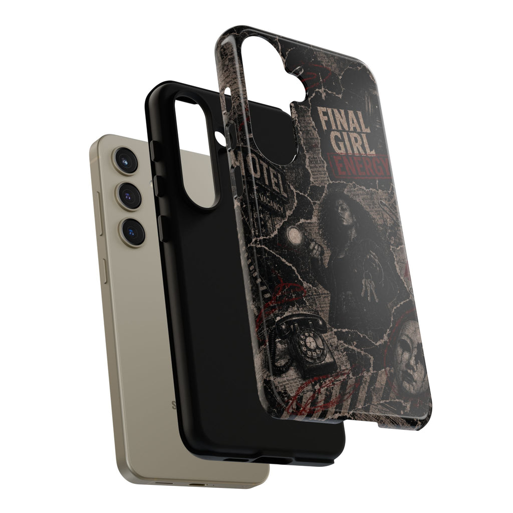 Final Girl Energy Horror Collage Phone Case