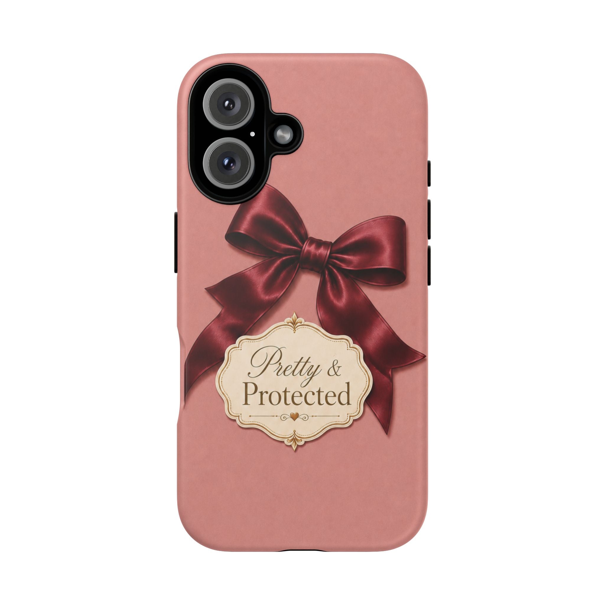 Pretty & Protected Bow Christian Phone Case