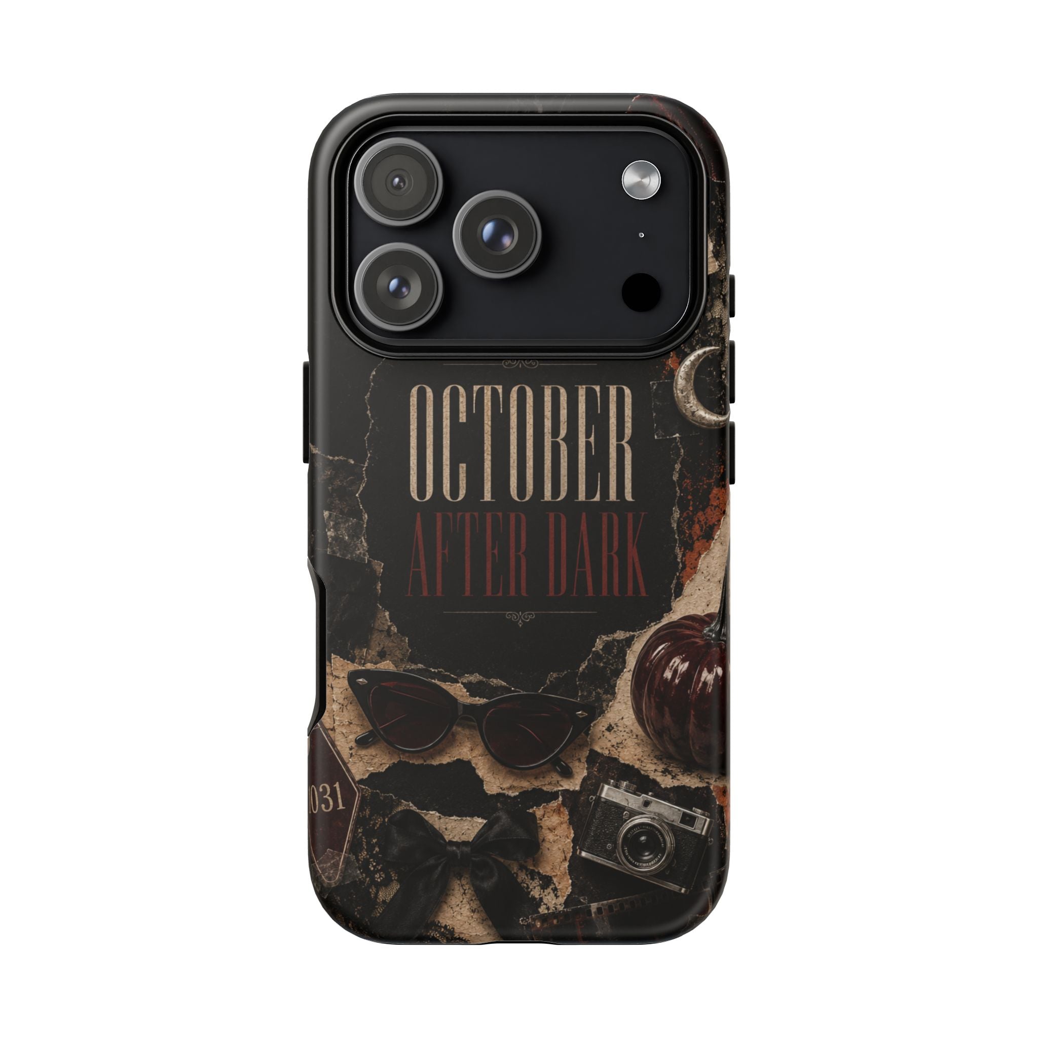 October After Dark Gothic Collage Phone Case