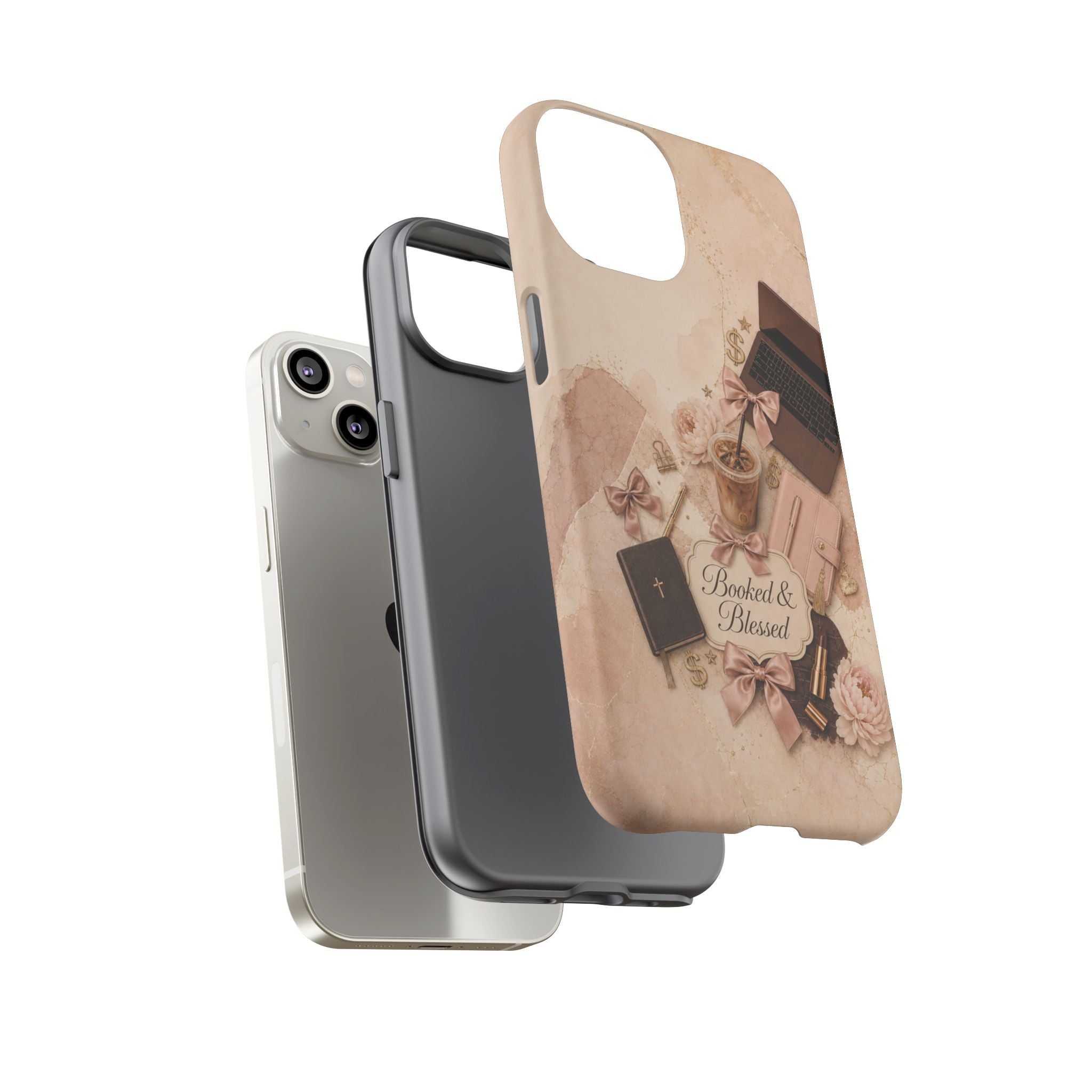Booked & Blessed Christian Book Lover Phone Case