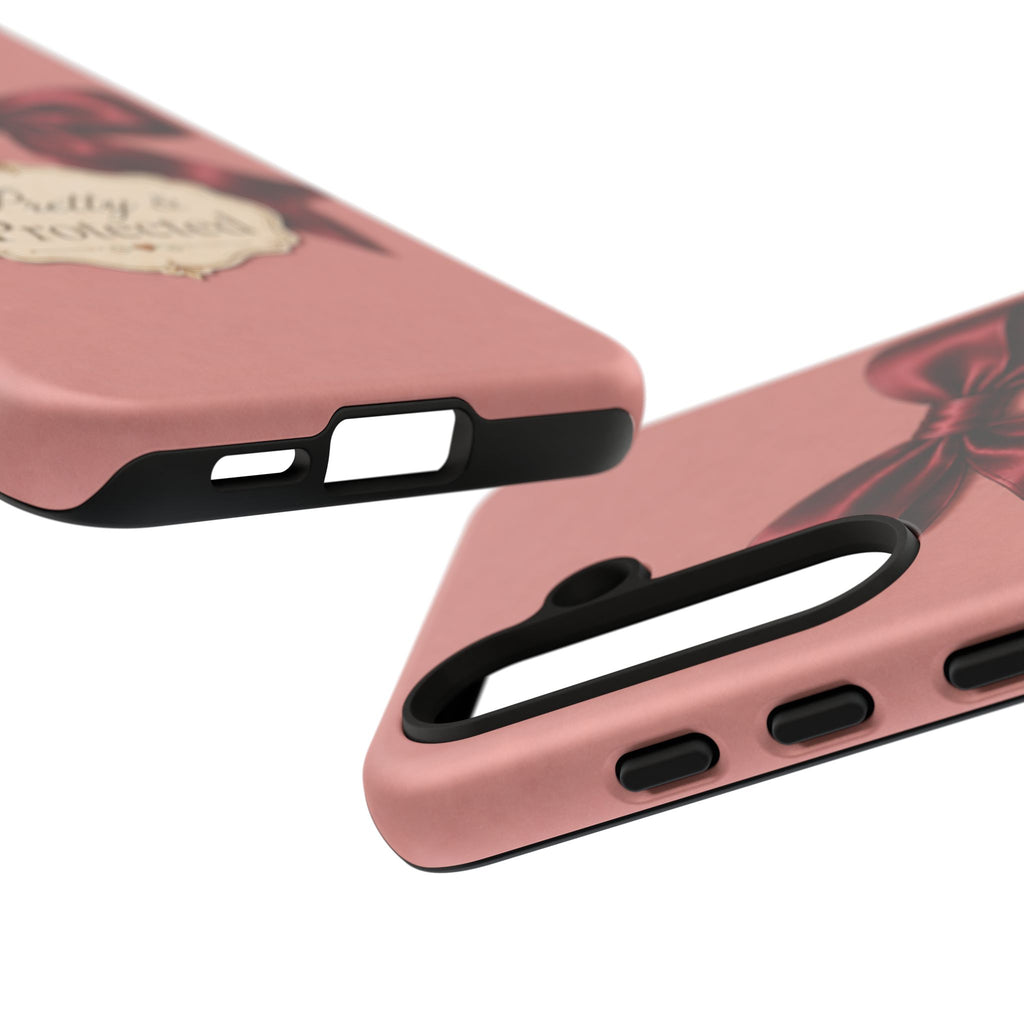 Pretty & Protected Bow Christian Phone Case