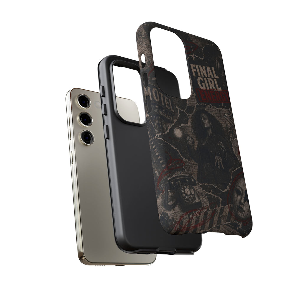 Final Girl Energy Horror Collage Phone Case