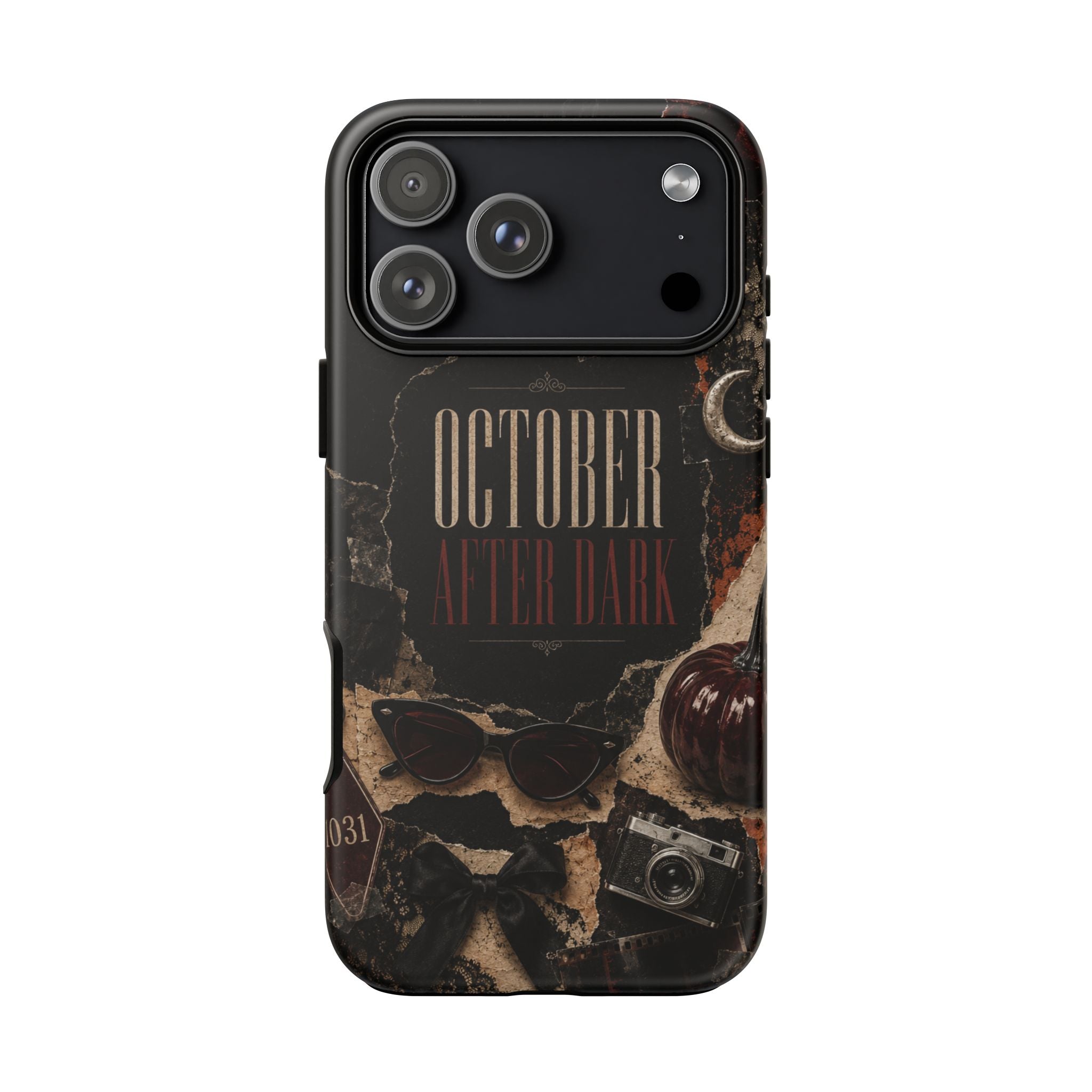 October After Dark Gothic Collage Phone Case