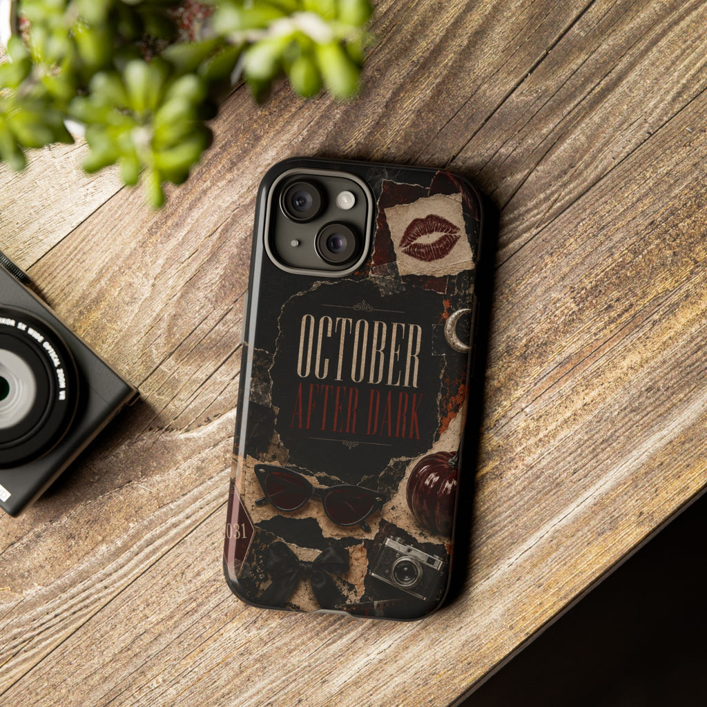 October After Dark Gothic Collage Phone Case