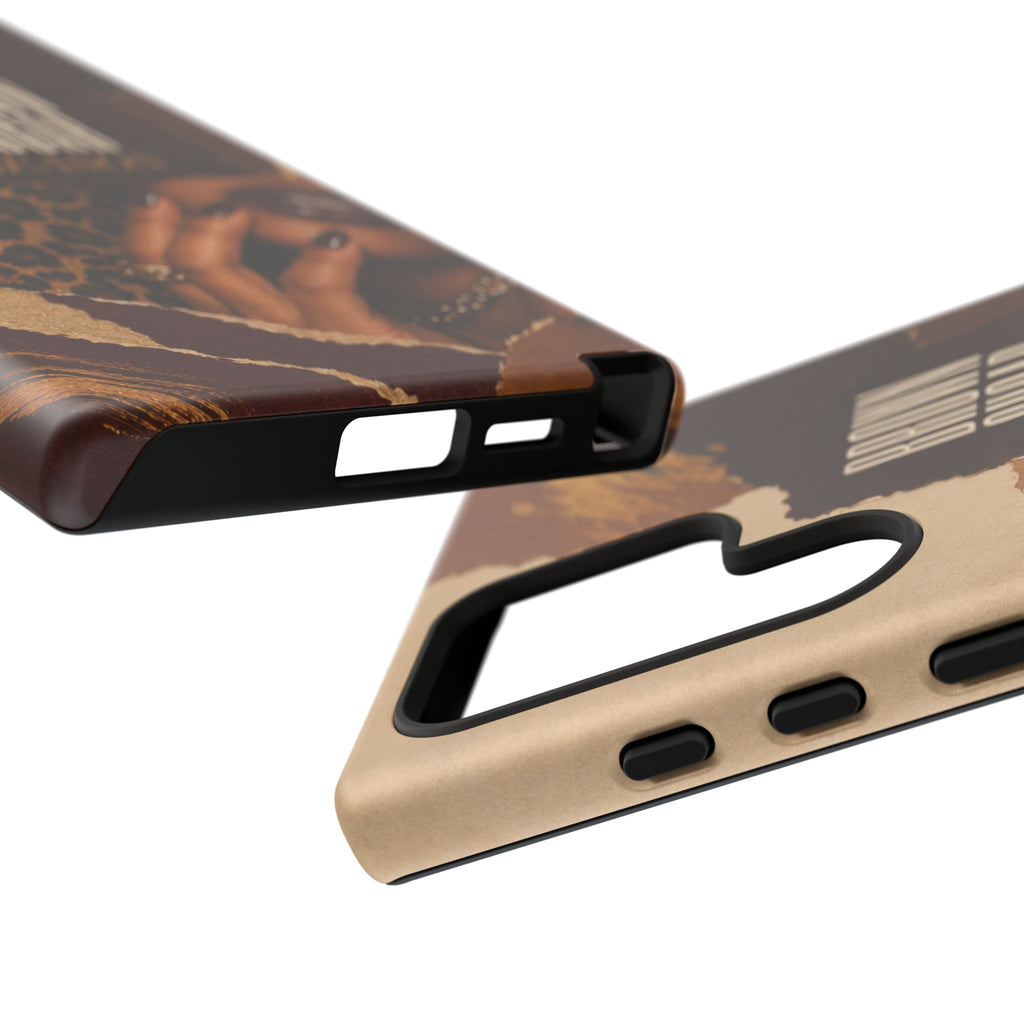 Brown Sugar Season Leopard Collage Phone Case