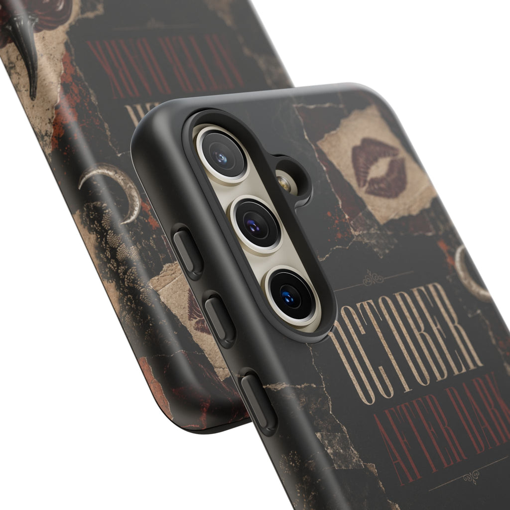 October After Dark Gothic Collage Phone Case