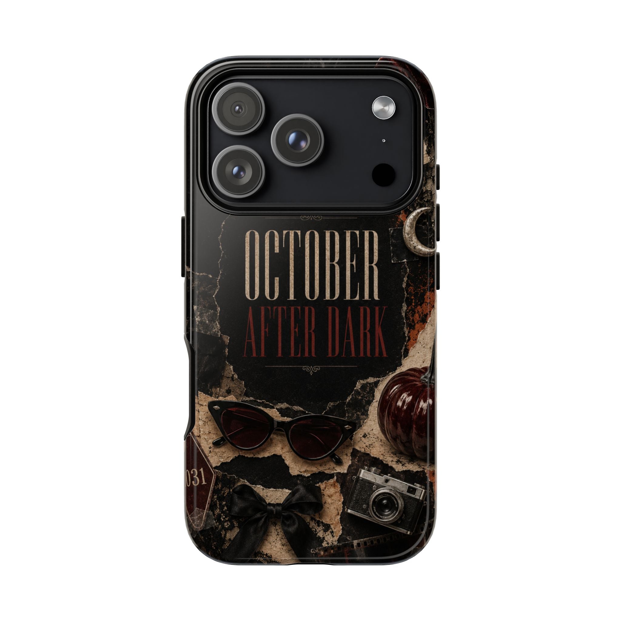 October After Dark Gothic Collage Phone Case