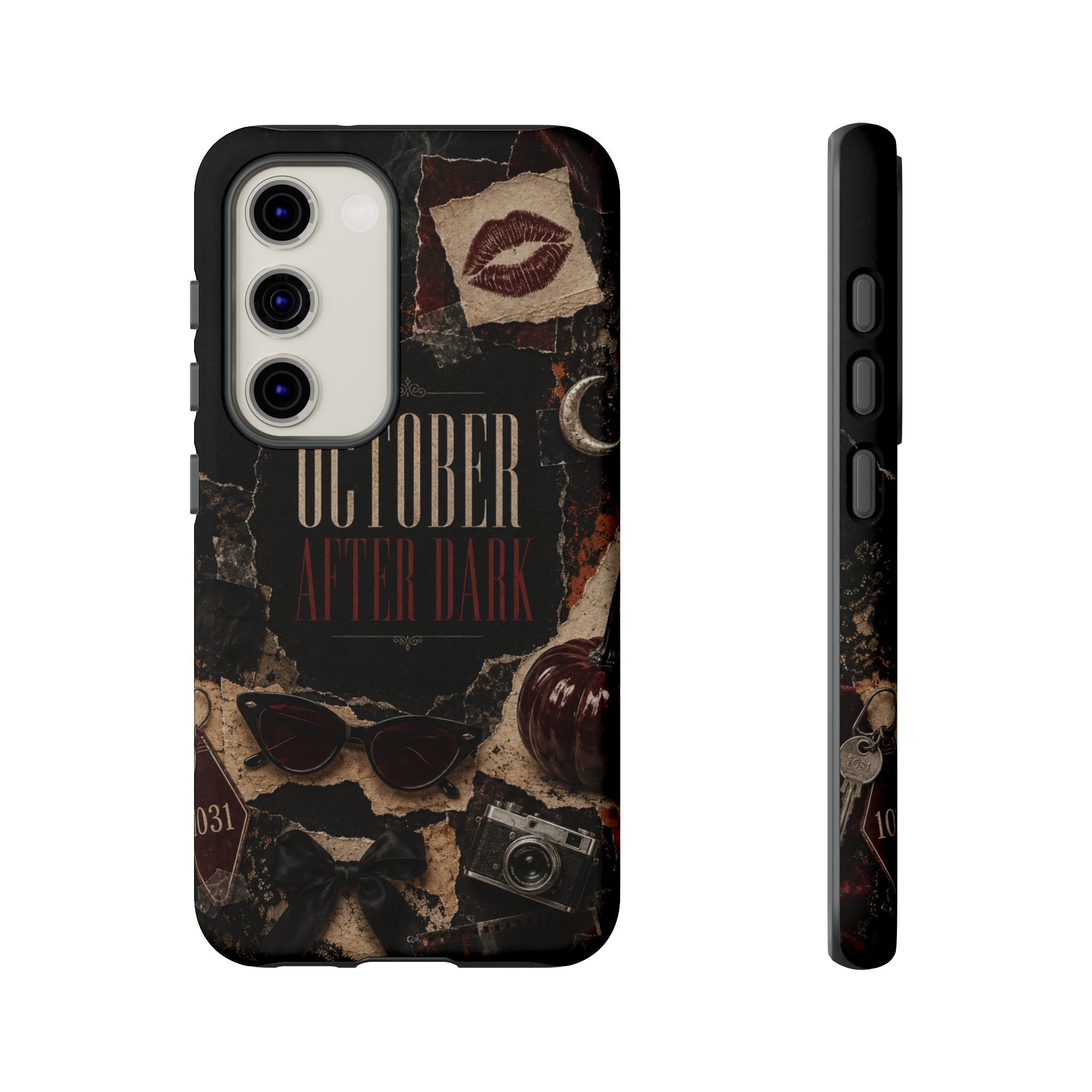 October After Dark Gothic Collage Phone Case