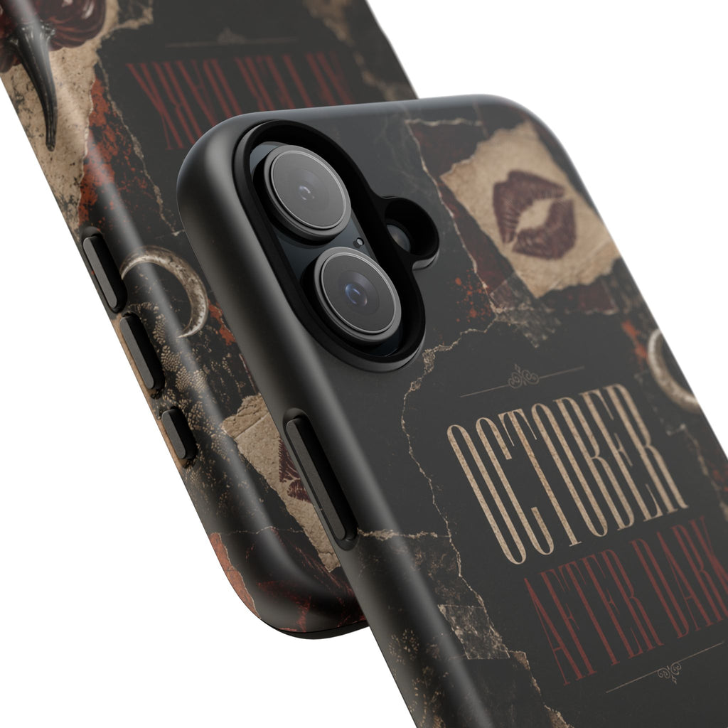 October After Dark Gothic Collage Phone Case
