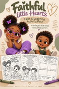 Faithful Little Hearts: Faith & Learning Activity Pack | 14 Printable Kids Activities