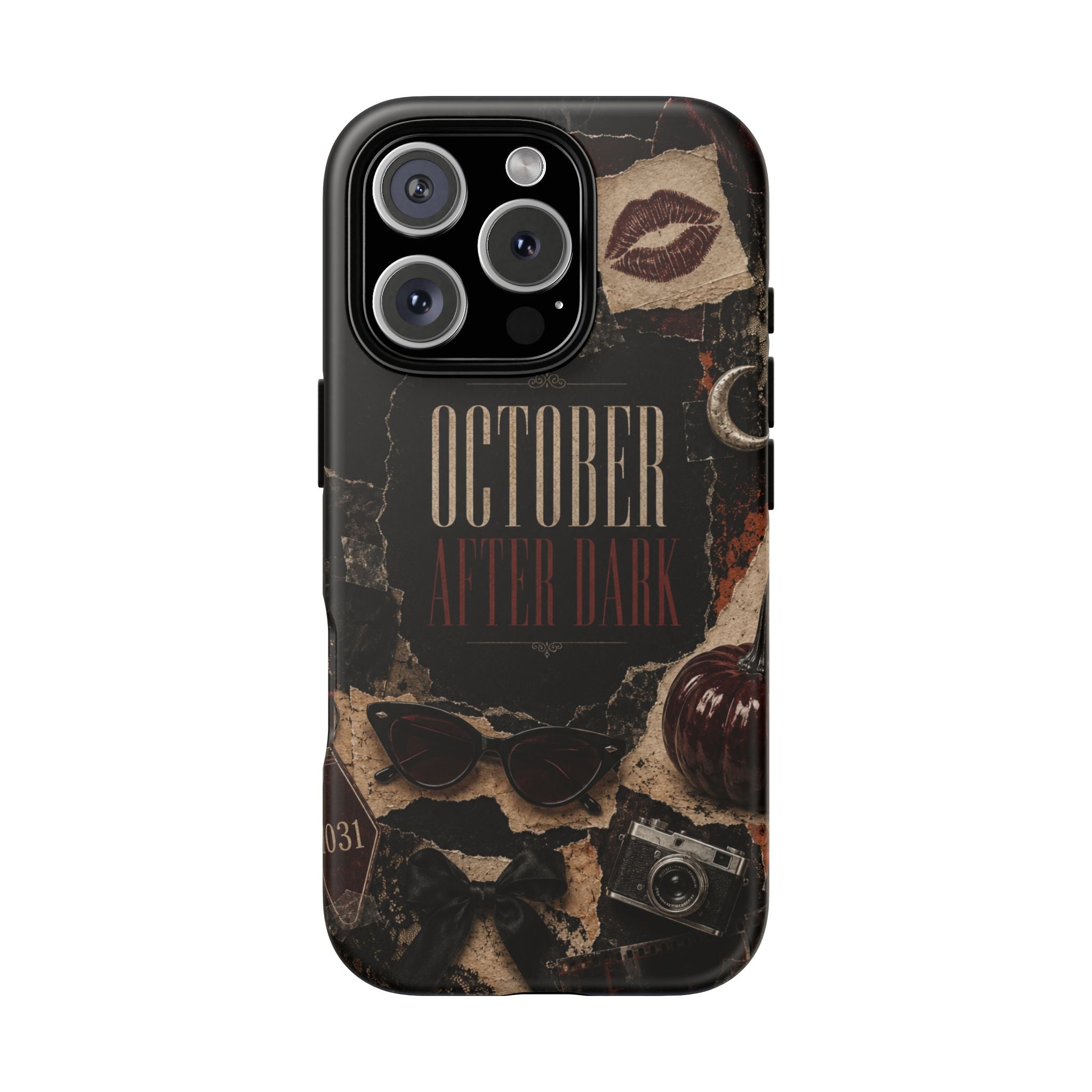 October After Dark Gothic Collage Phone Case