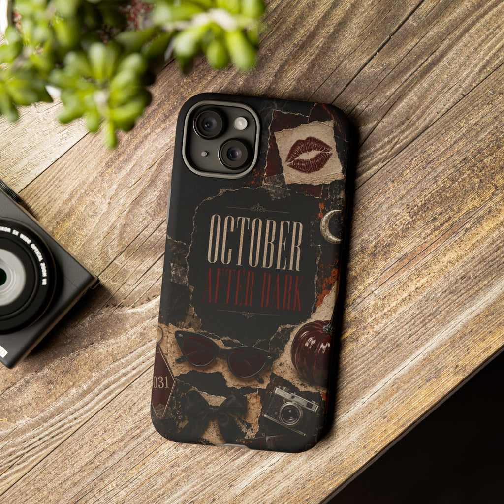 October After Dark Gothic Collage Phone Case