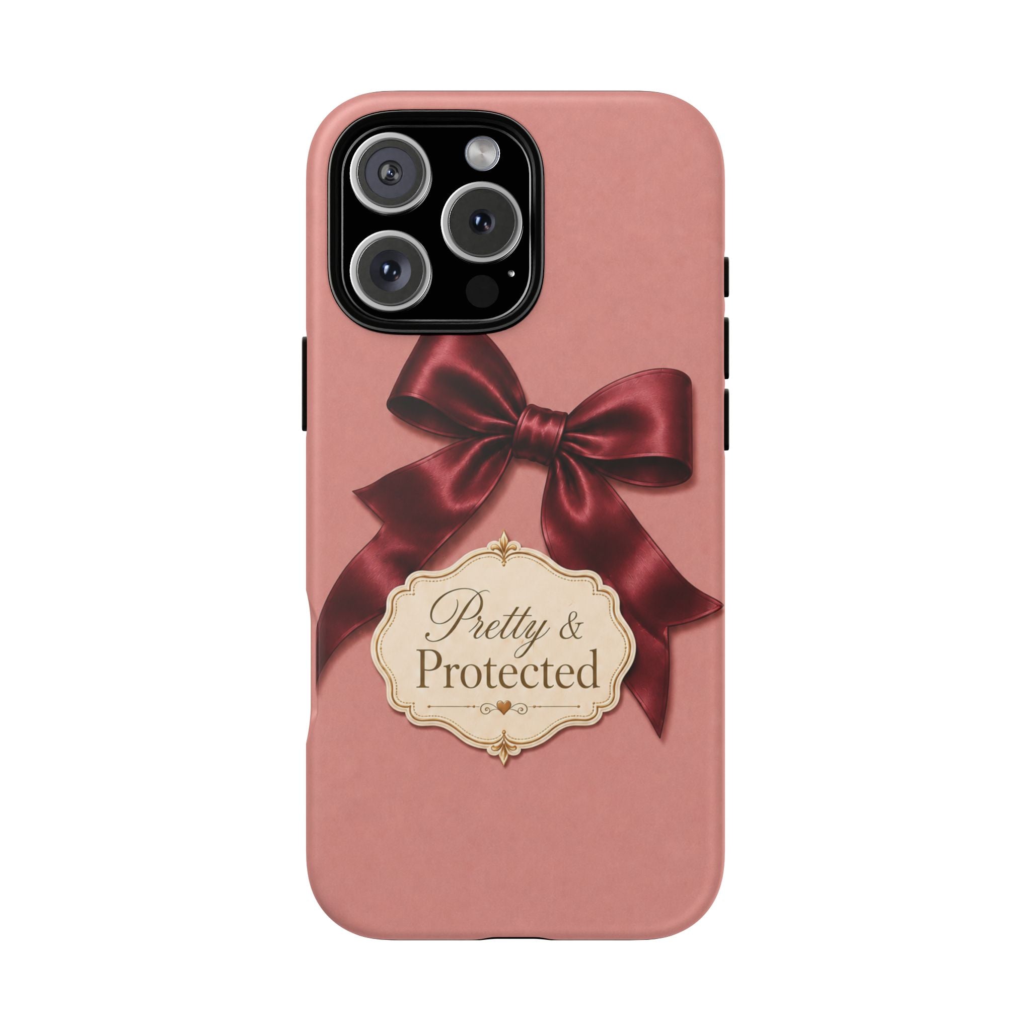 Pretty & Protected Bow Christian Phone Case