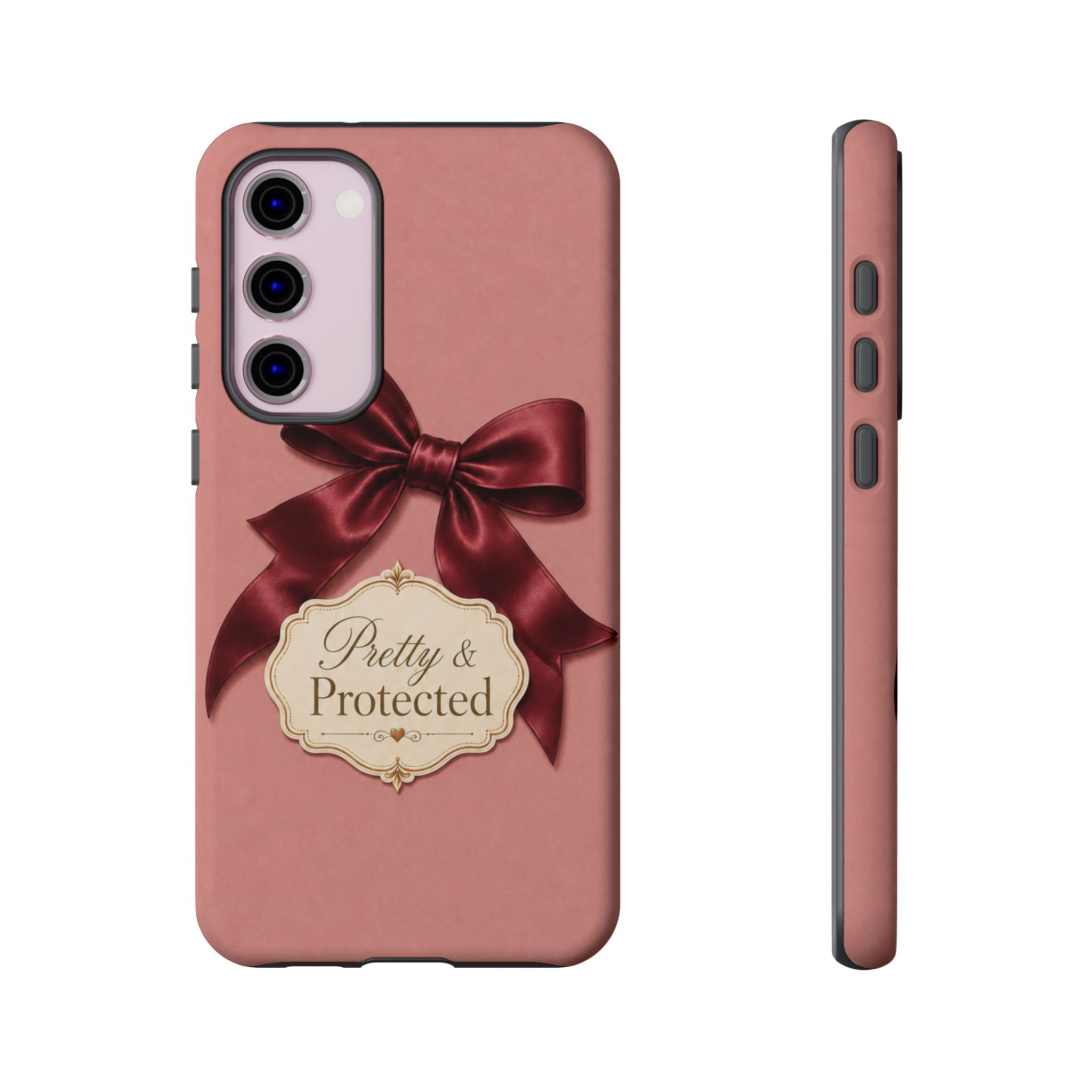 Pretty & Protected Bow Christian Phone Case