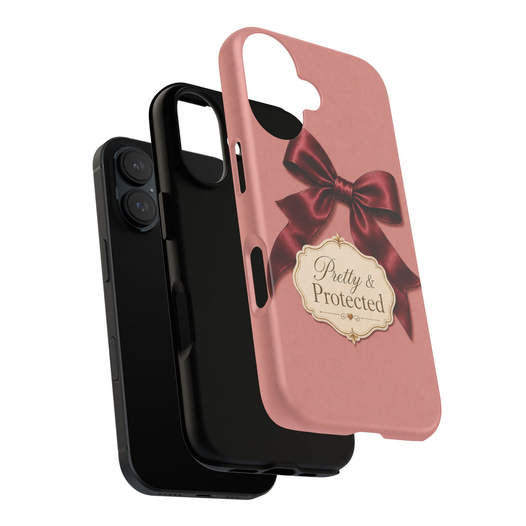 Pretty & Protected Bow Christian Phone Case