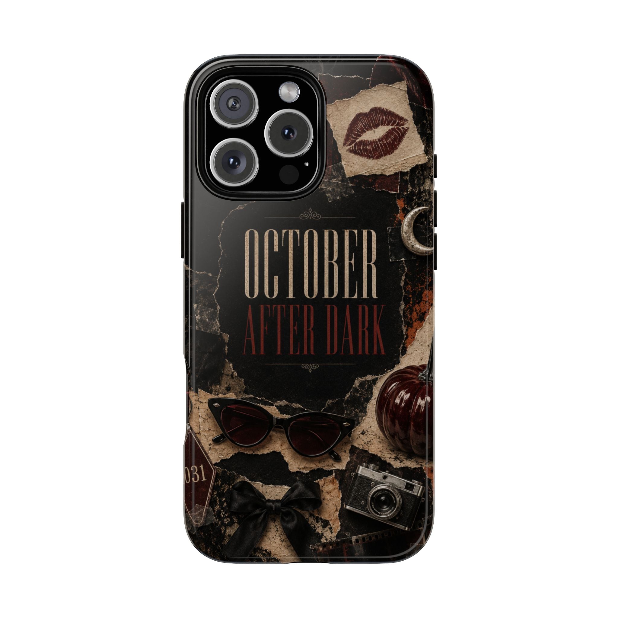 October After Dark Gothic Collage Phone Case