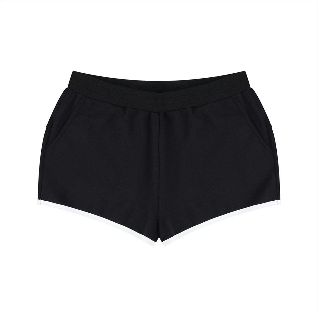 Luxuri Athletics Women's Retro Contrast Binding Shorts