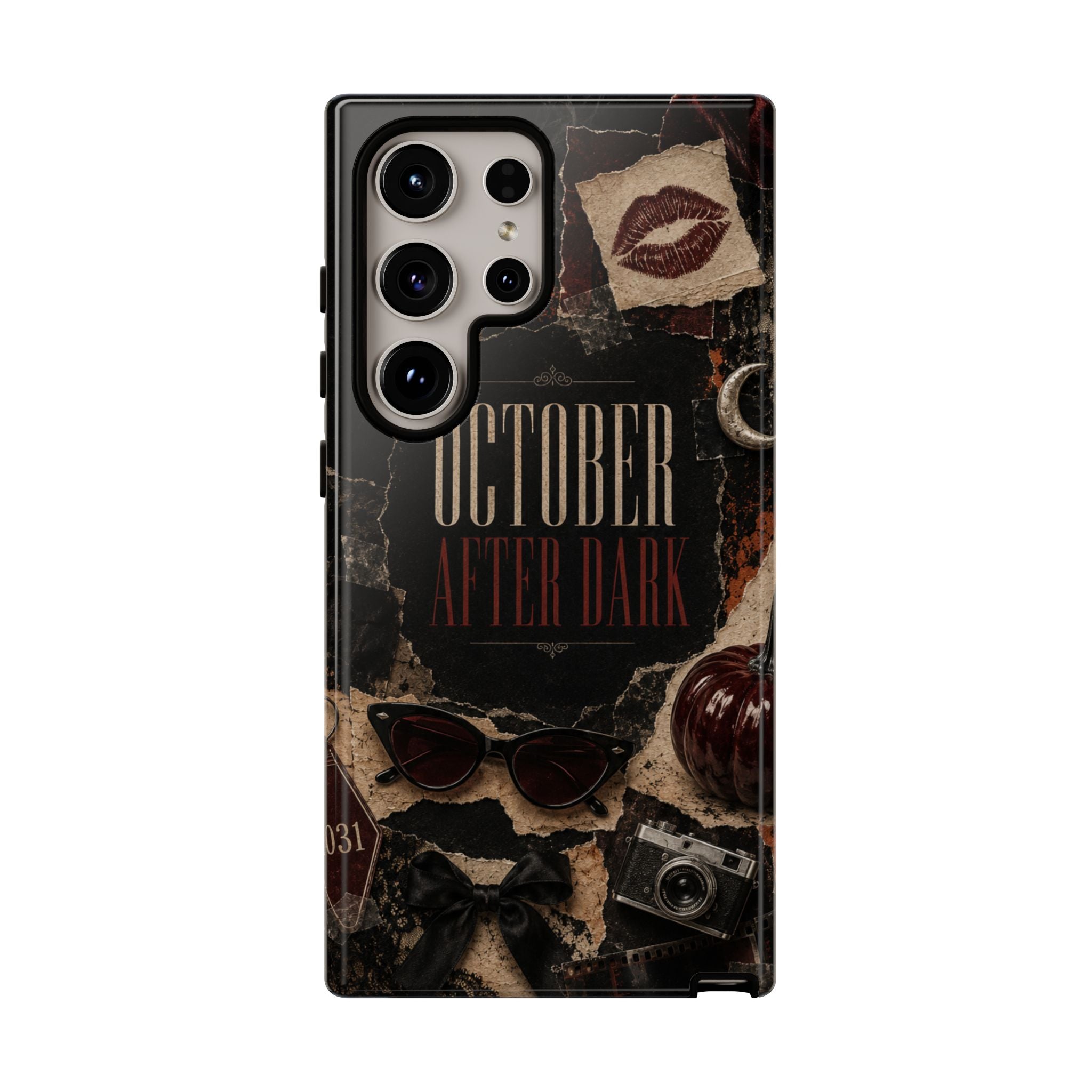 October After Dark Gothic Collage Phone Case