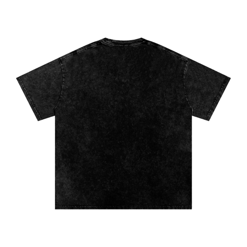 All Things Are Possible Snow Washed Oversized Cotton T-Shirt