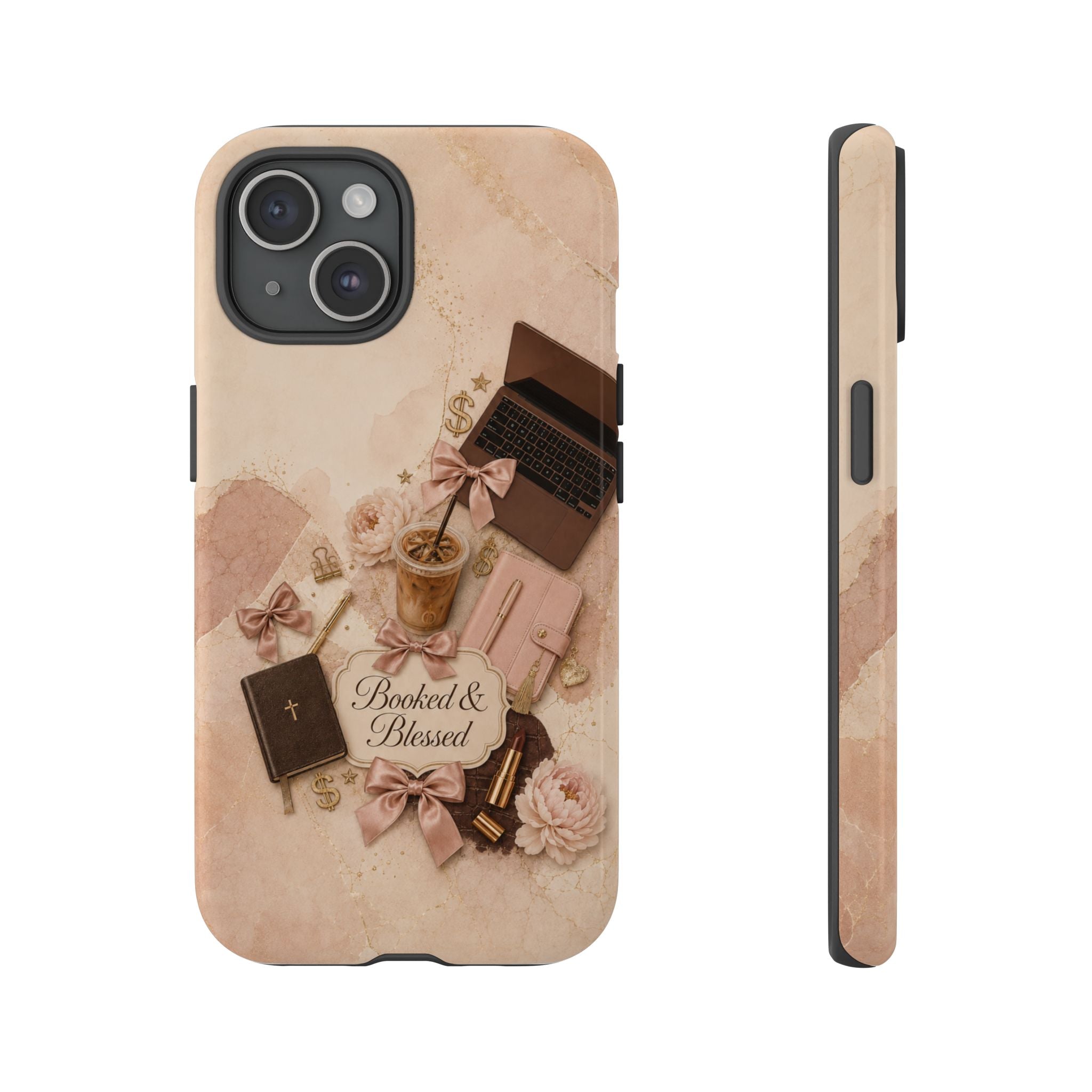 Booked & Blessed Christian Book Lover Phone Case