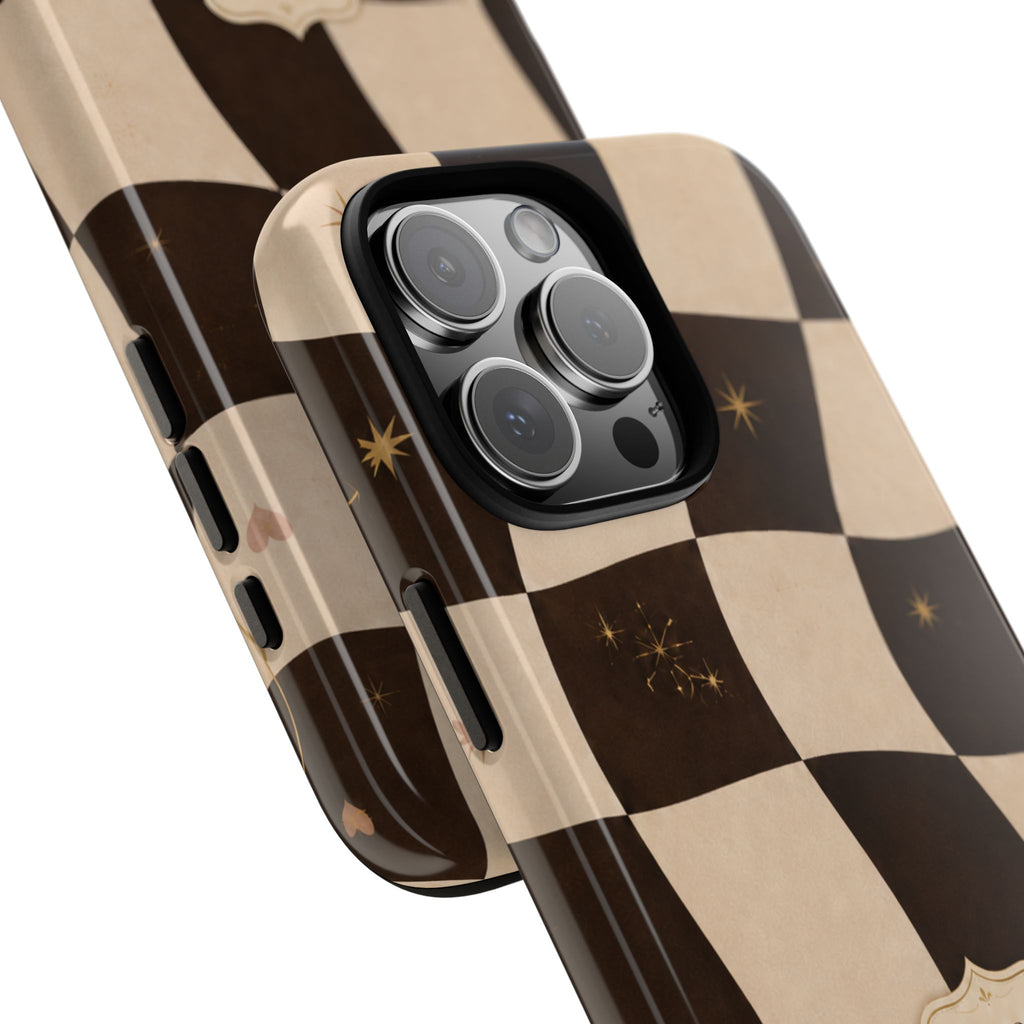Favor Looks Good on Me Vintage Checkerboard Phone Case