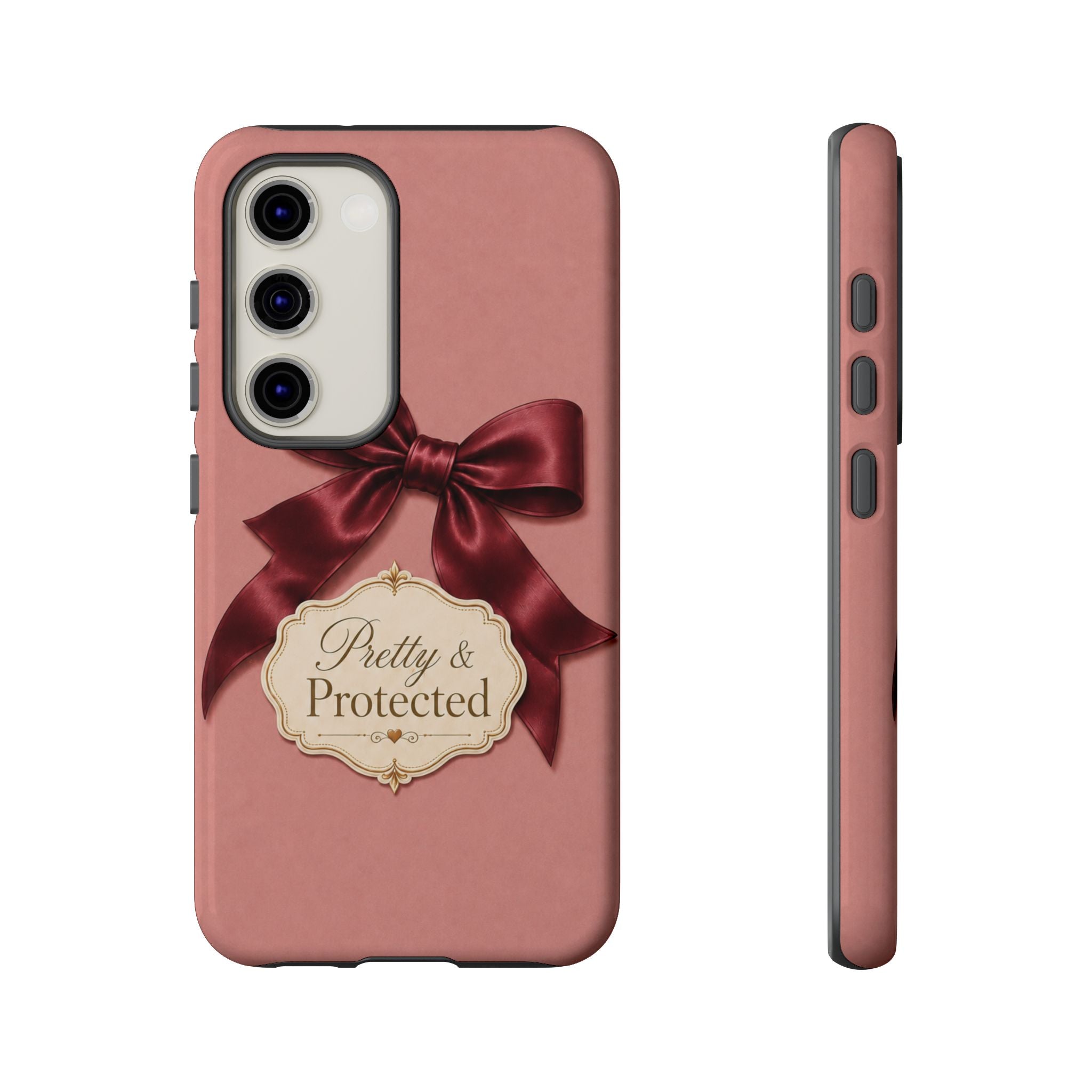 Pretty & Protected Bow Christian Phone Case