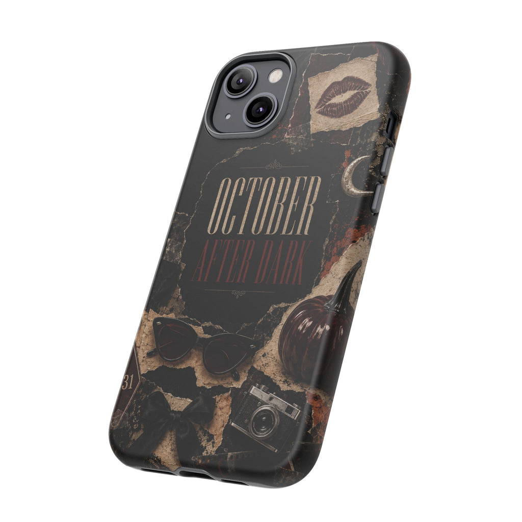 October After Dark Gothic Collage Phone Case