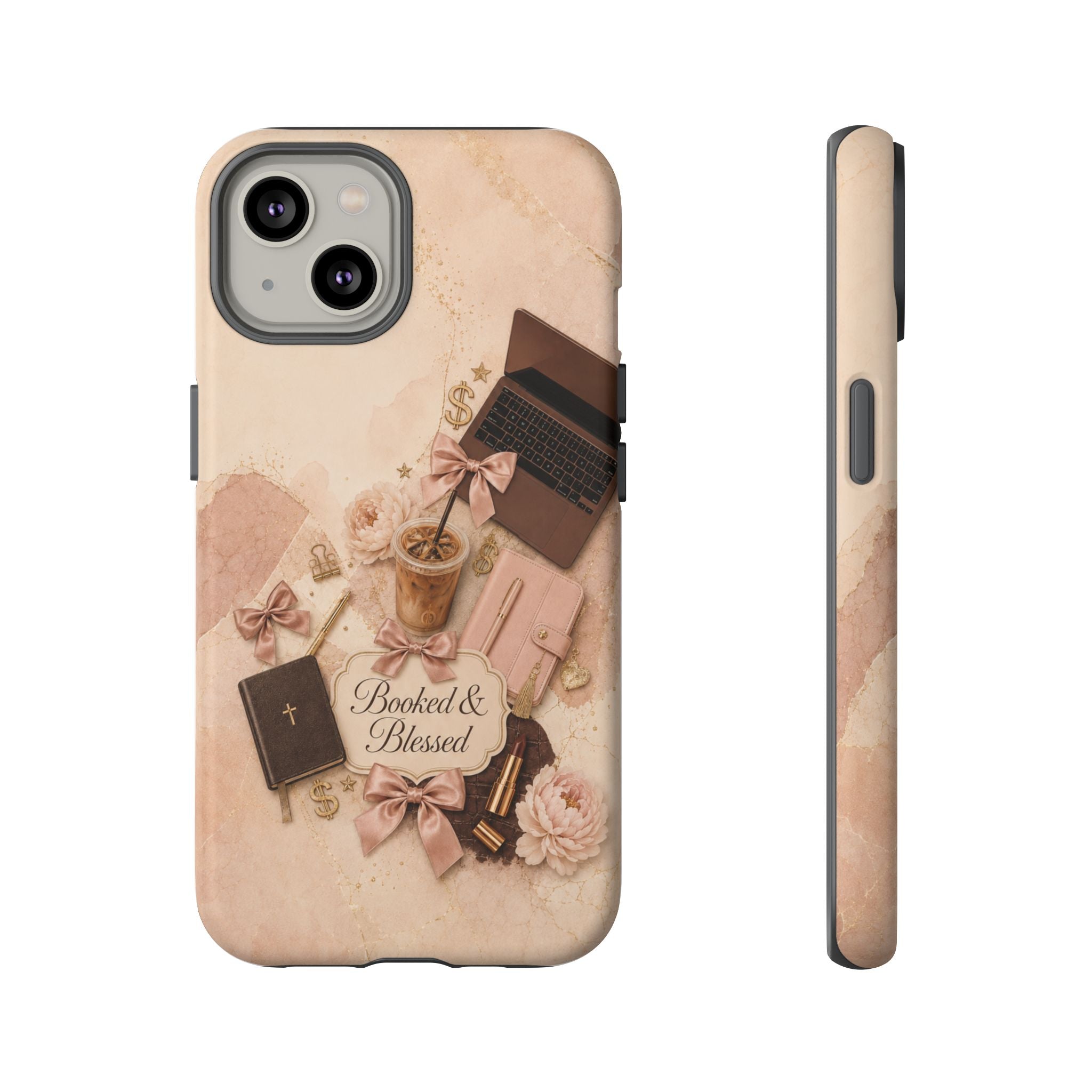Booked & Blessed Christian Book Lover Phone Case
