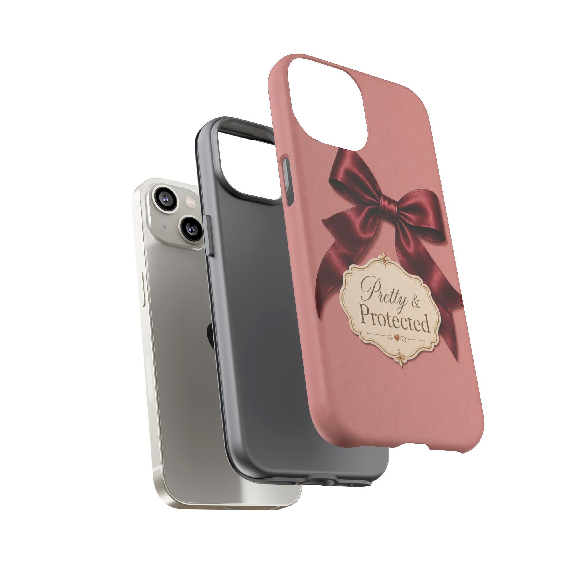 Pretty & Protected Bow Christian Phone Case