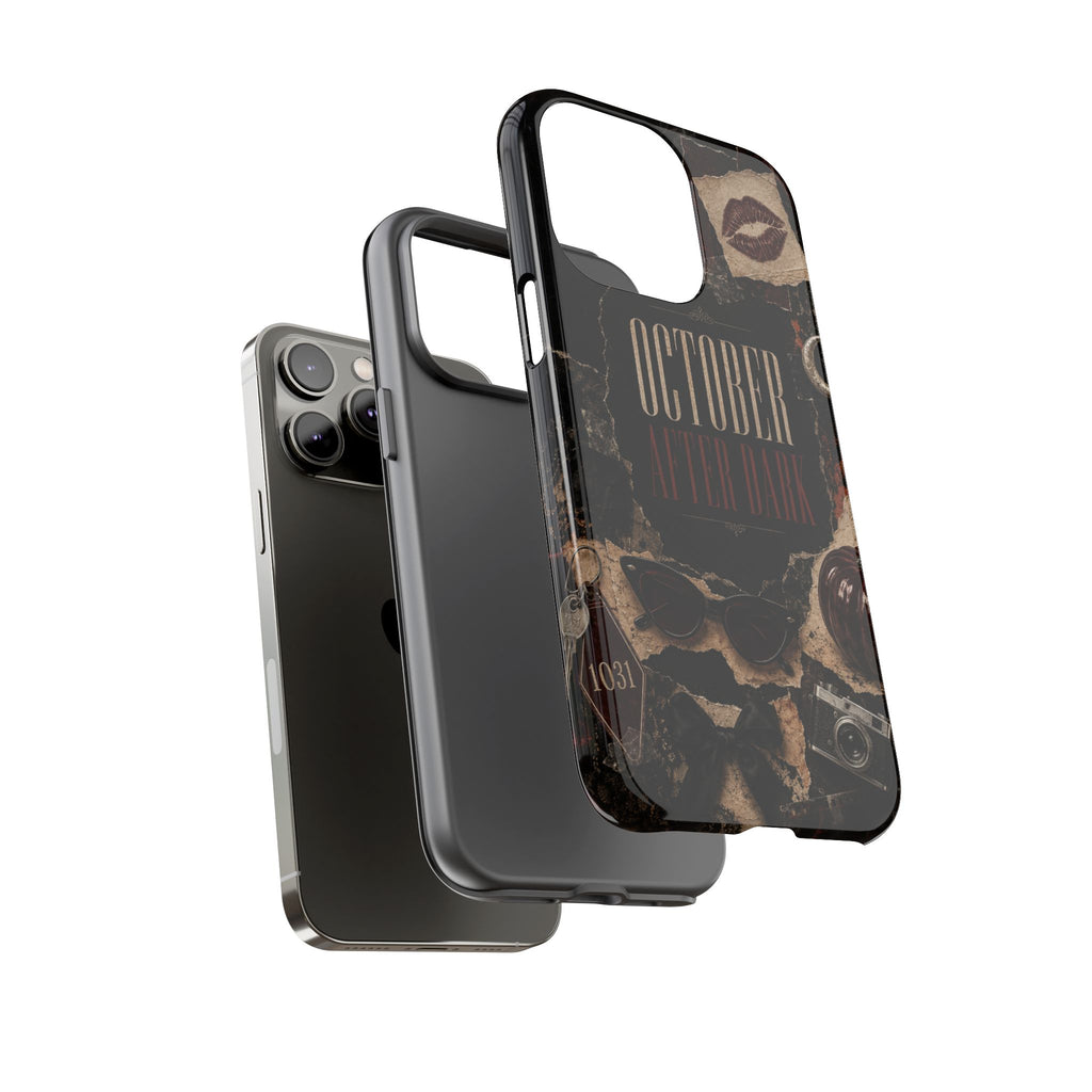 October After Dark Gothic Collage Phone Case