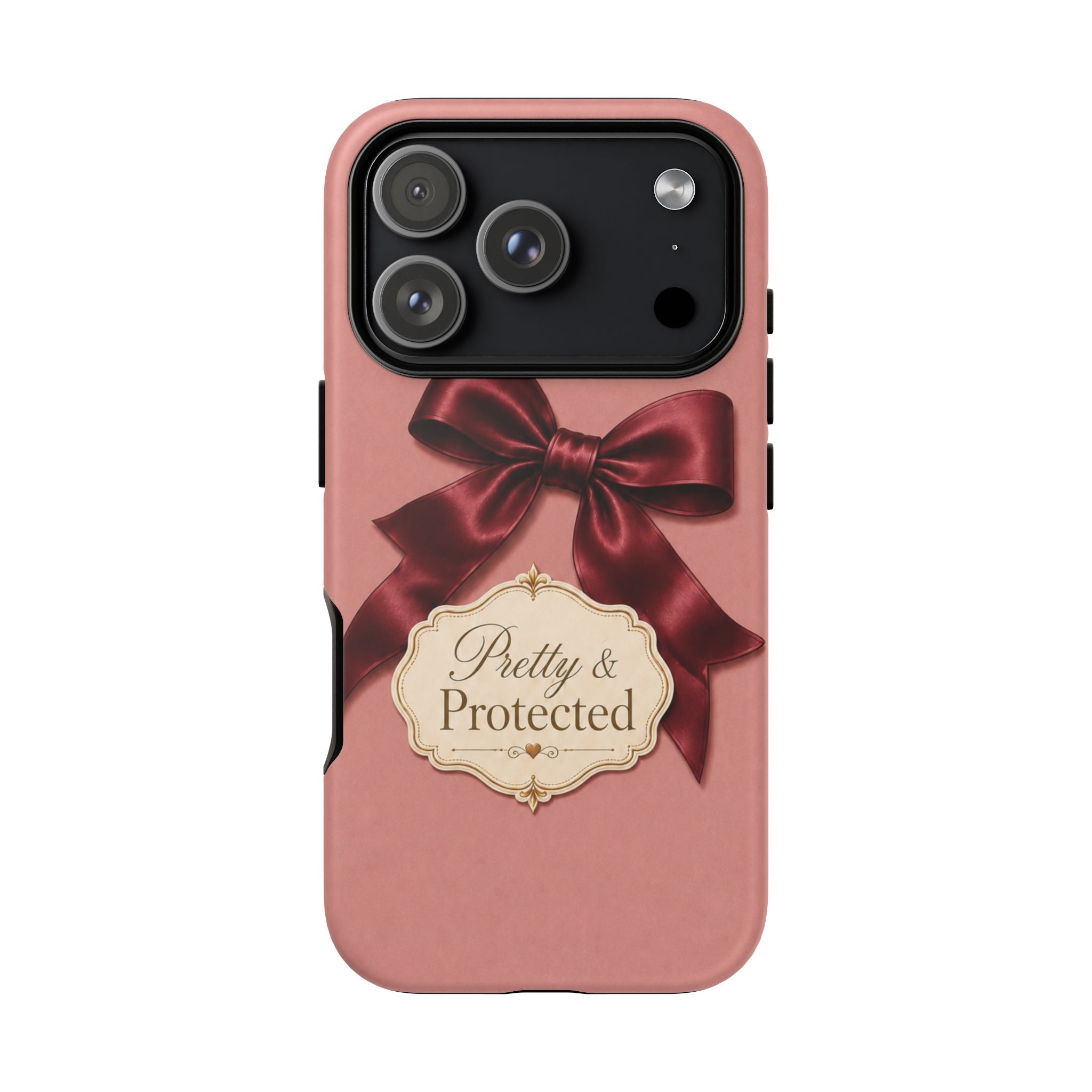 Pretty & Protected Bow Christian Phone Case