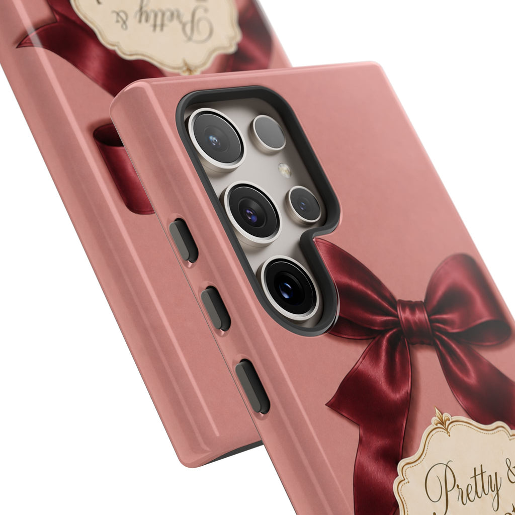 Pretty & Protected Bow Christian Phone Case