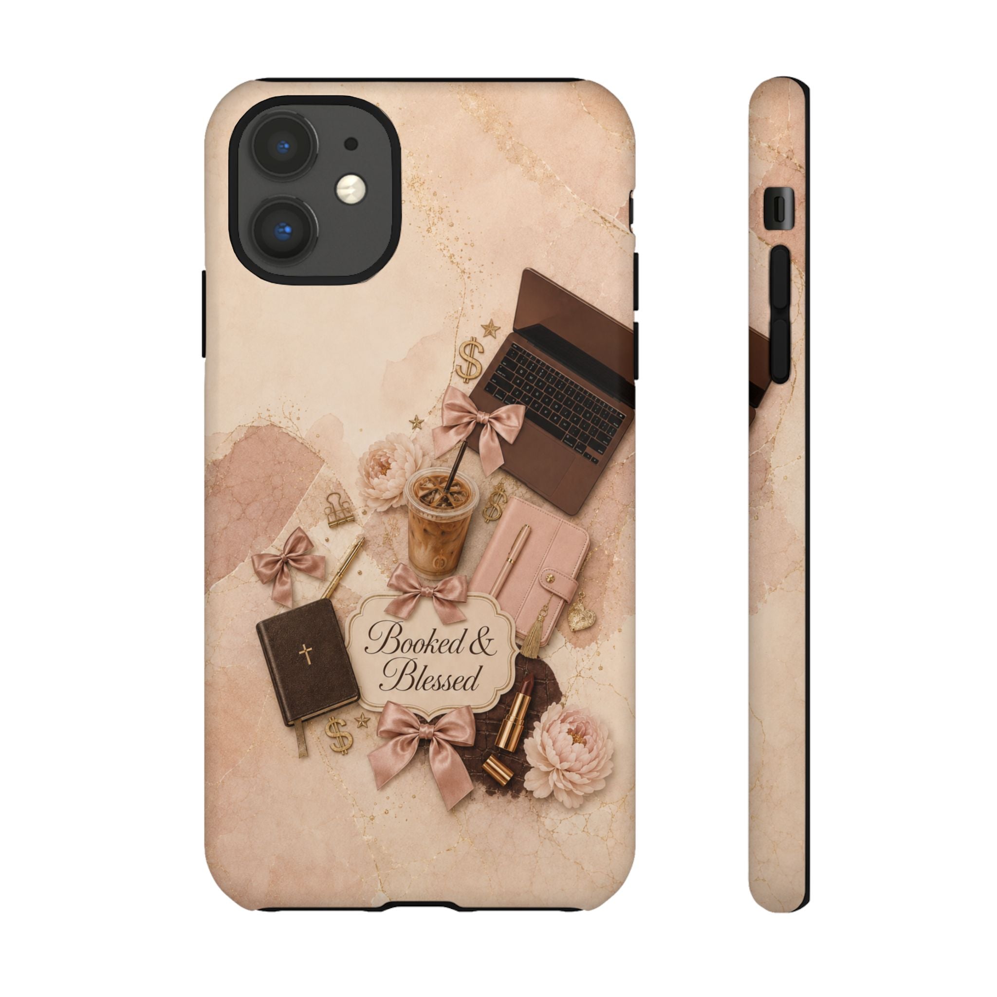 Booked & Blessed Christian Book Lover Phone Case