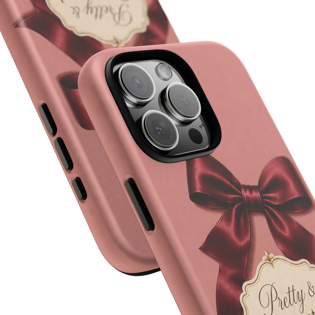 Pretty & Protected Bow Christian Phone Case