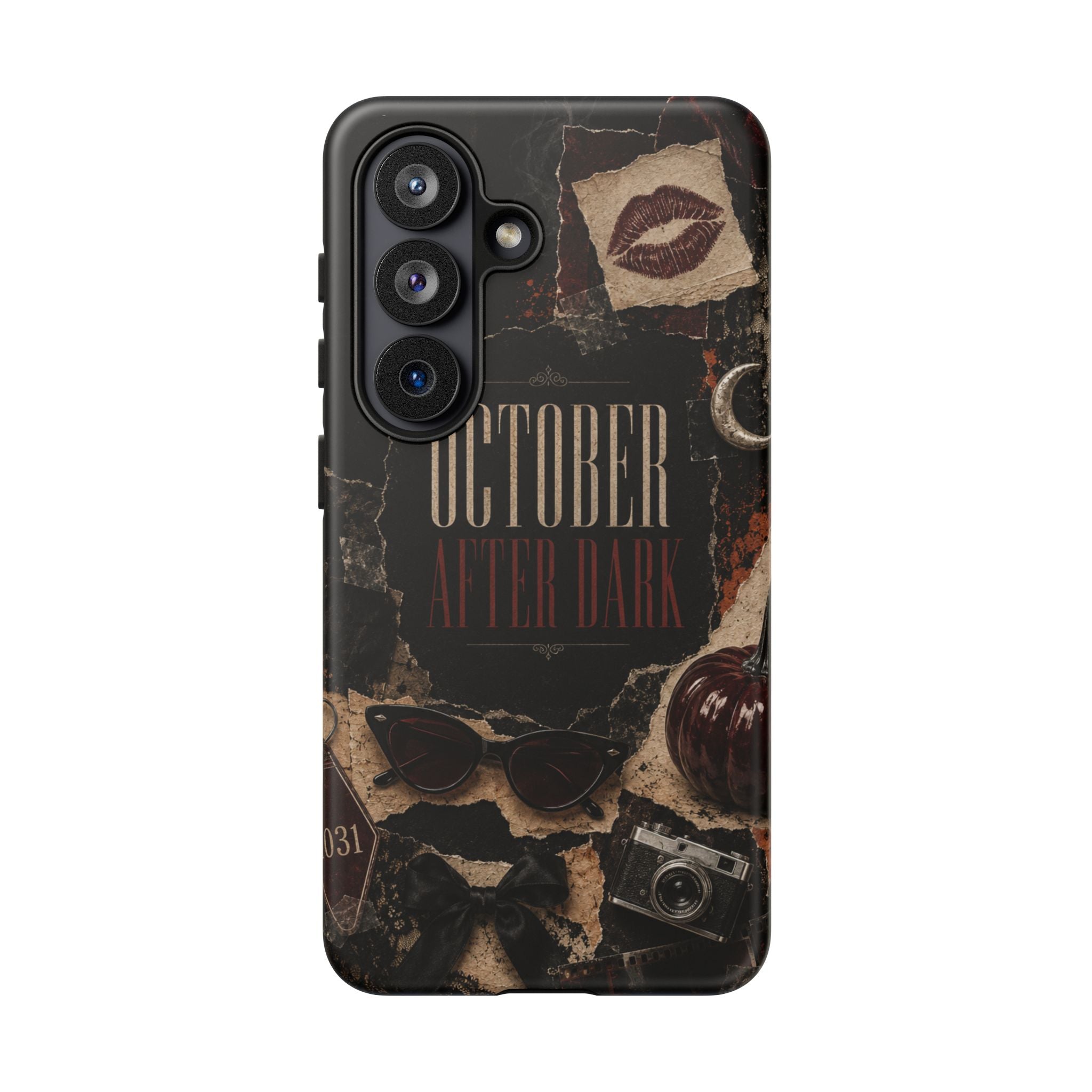 October After Dark Gothic Collage Phone Case