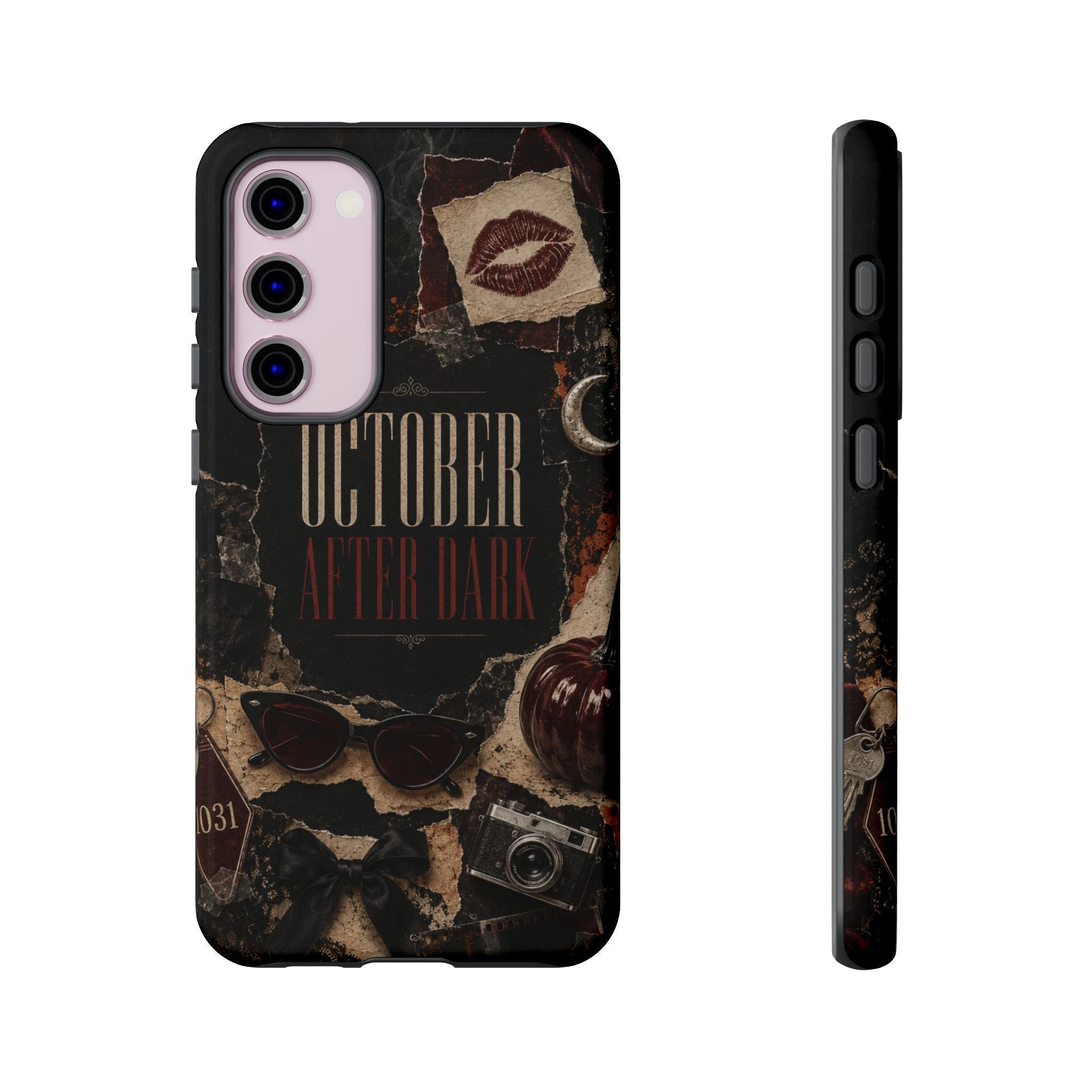 October After Dark Gothic Collage Phone Case