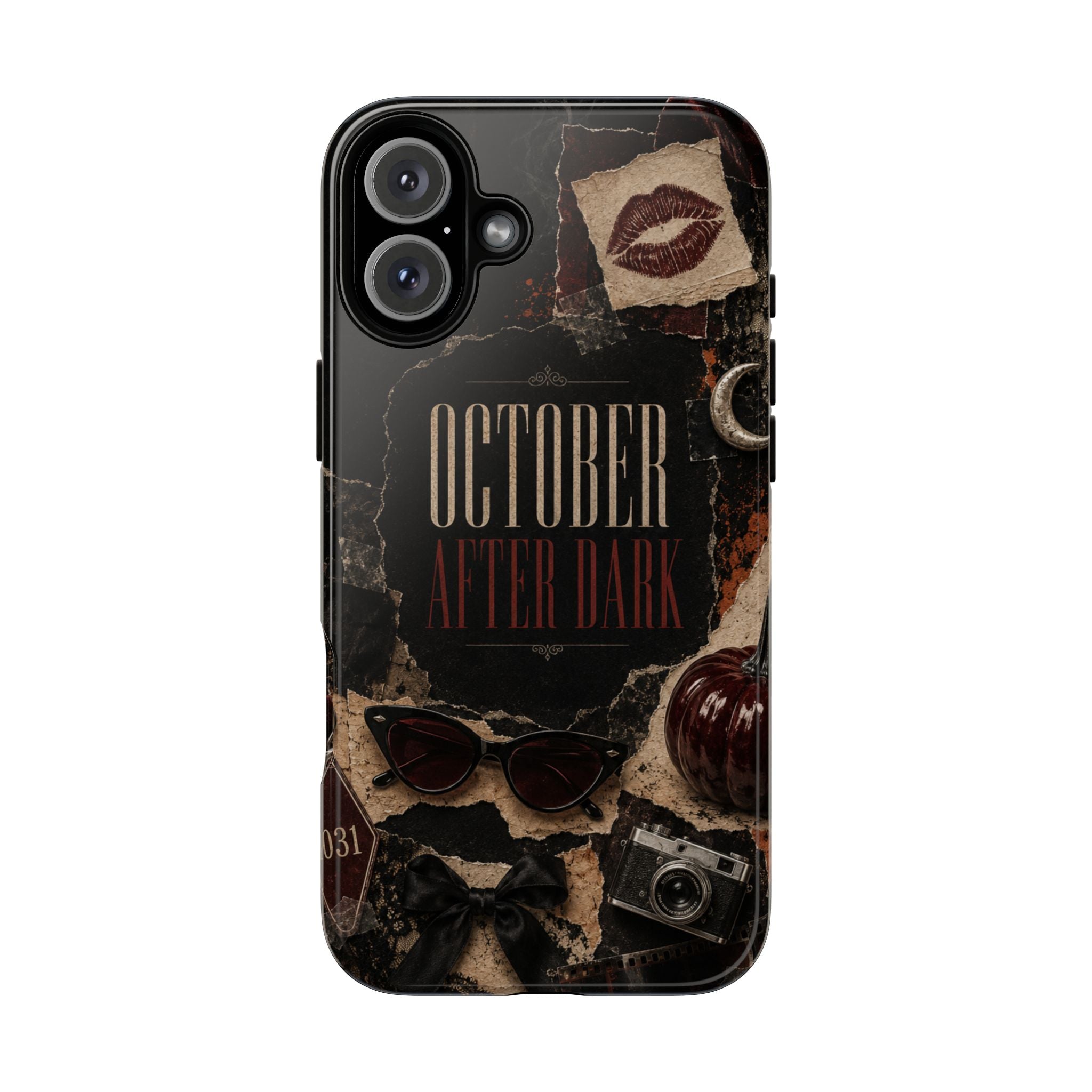 October After Dark Gothic Collage Phone Case