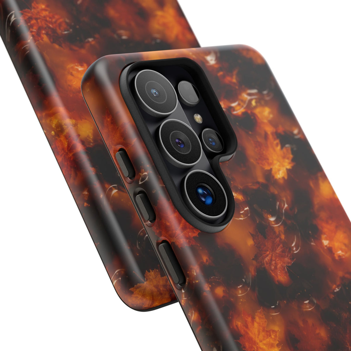 Amber Autumn Maple Leaf Phone Case