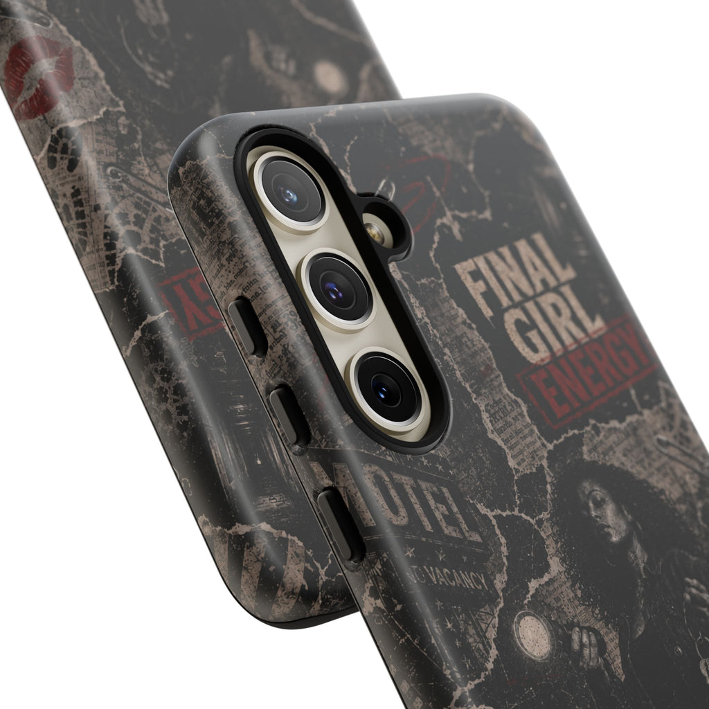 Final Girl Energy Horror Collage Phone Case