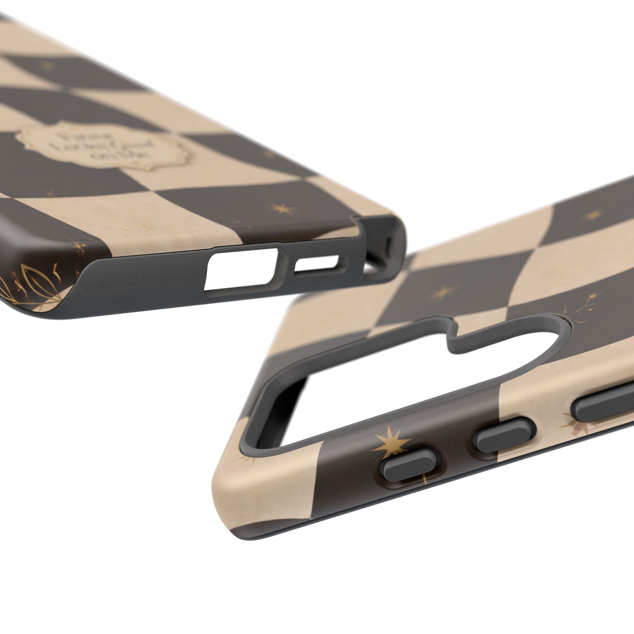 Favor Looks Good on Me Vintage Checkerboard Phone Case