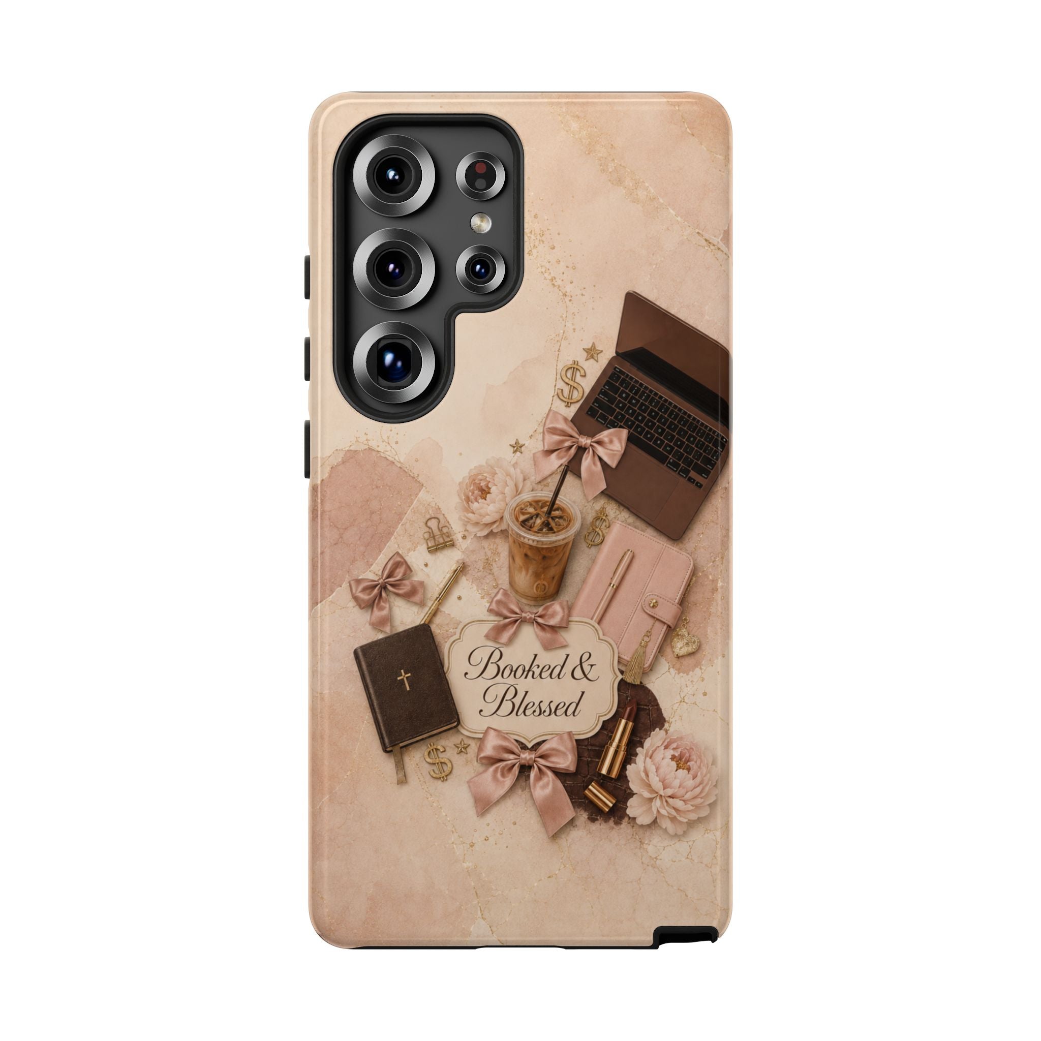 Booked & Blessed Christian Book Lover Phone Case