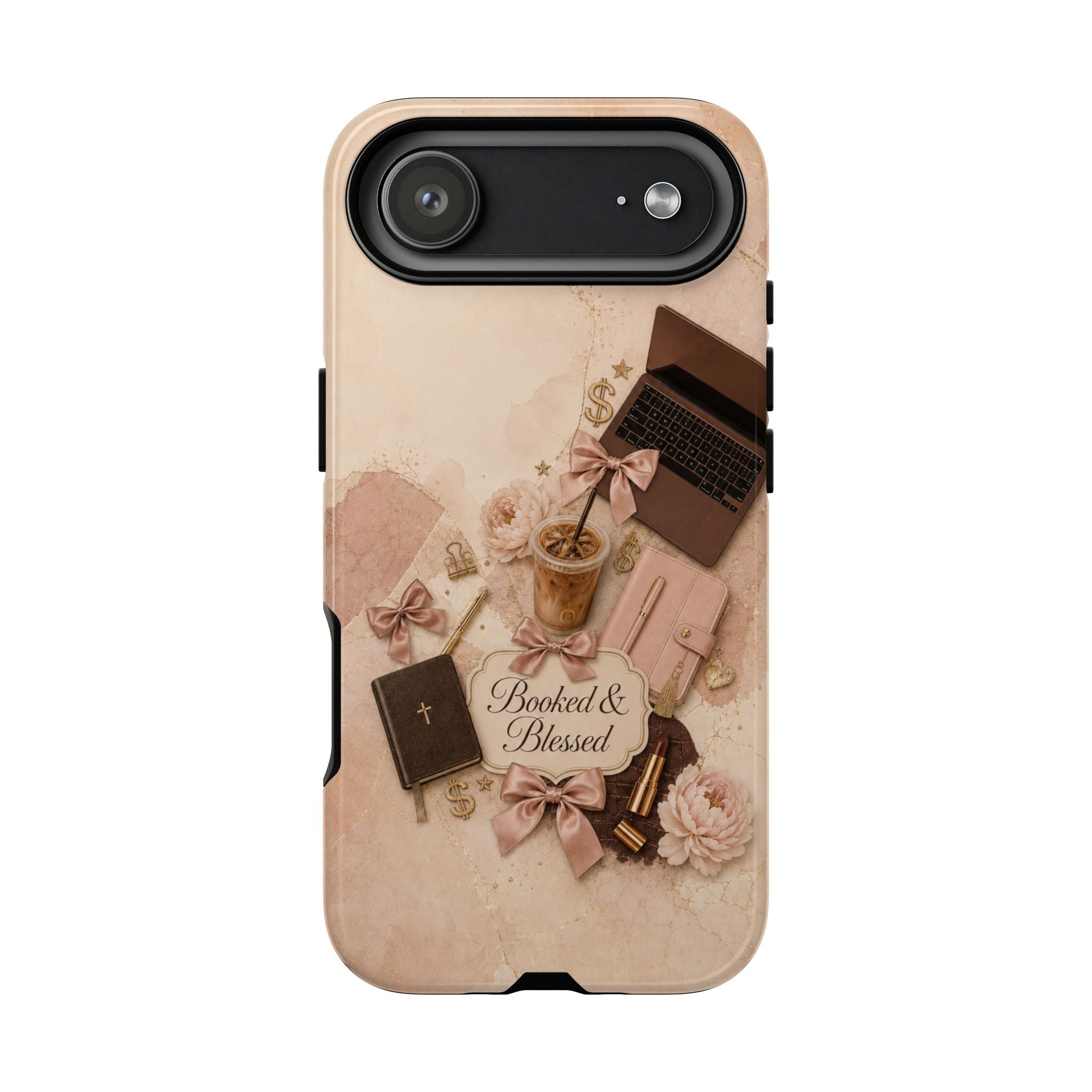 Booked & Blessed Christian Book Lover Phone Case