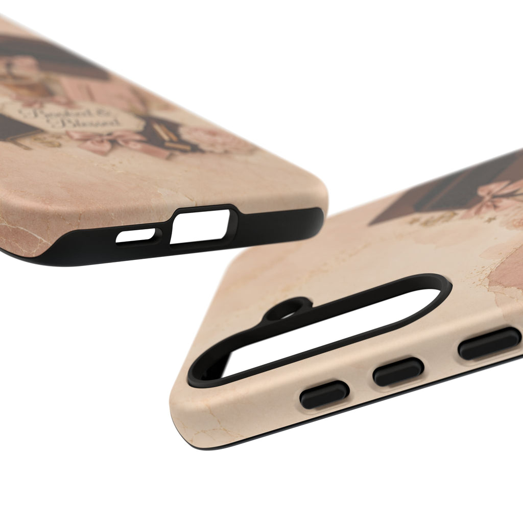 Booked & Blessed Christian Book Lover Phone Case