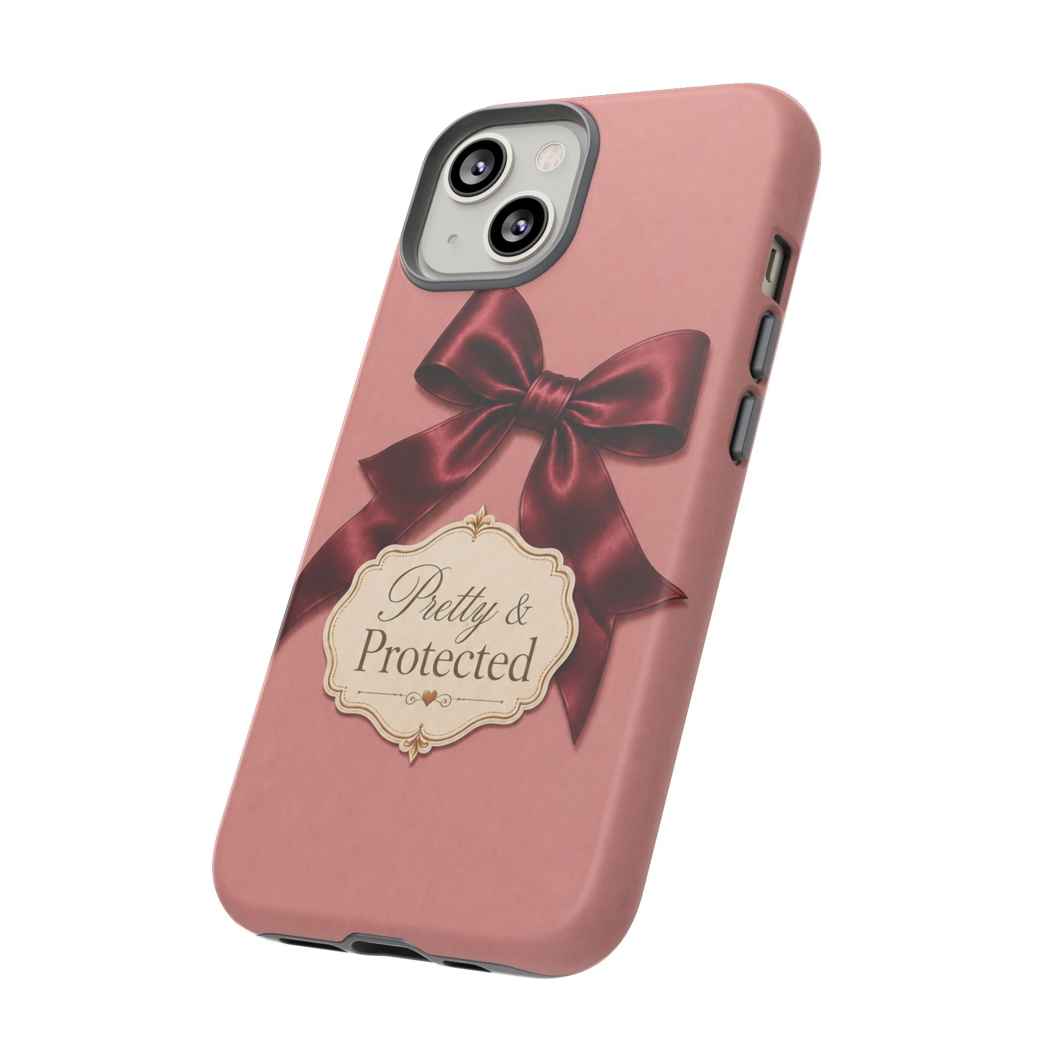 Pretty & Protected Bow Christian Phone Case