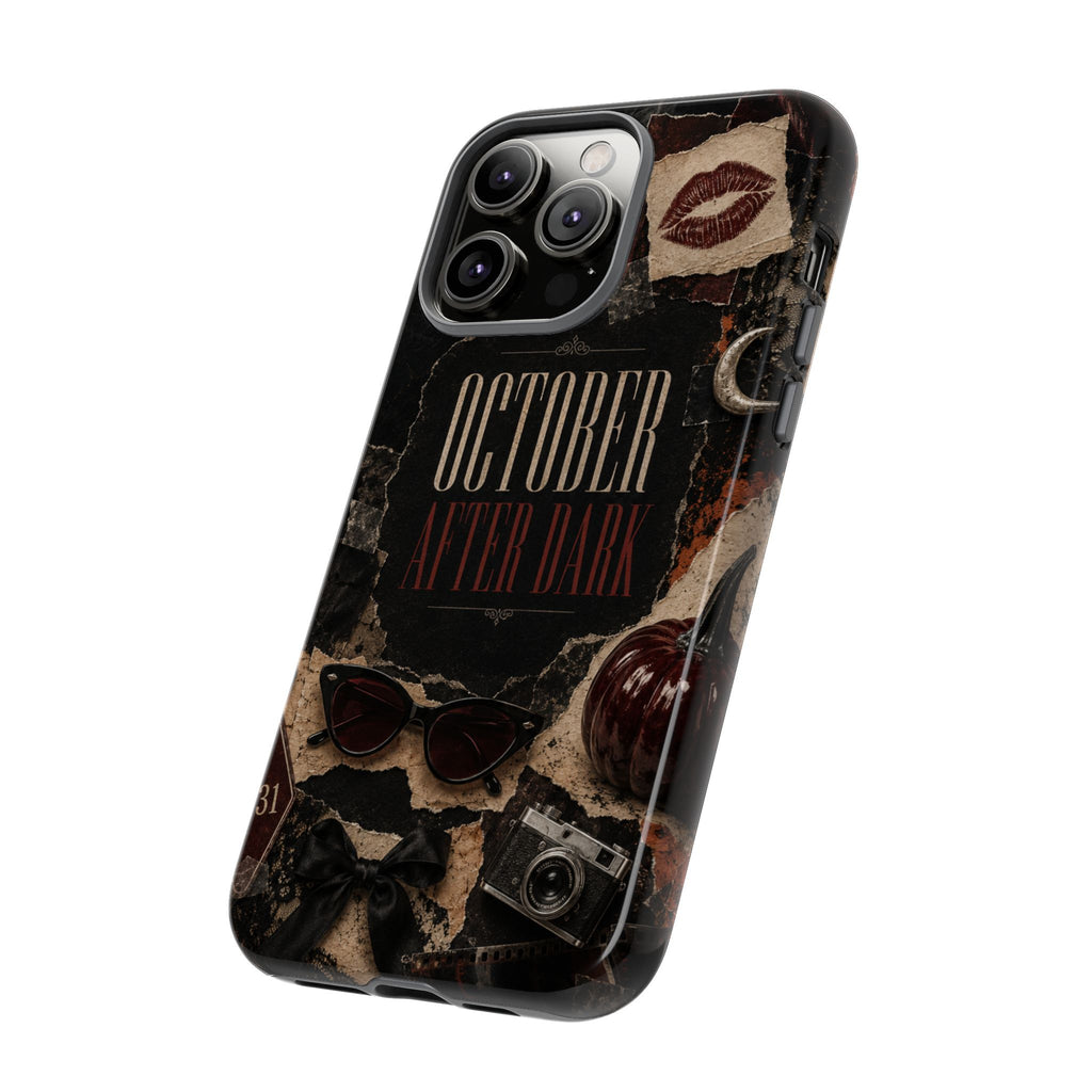 October After Dark Gothic Collage Phone Case
